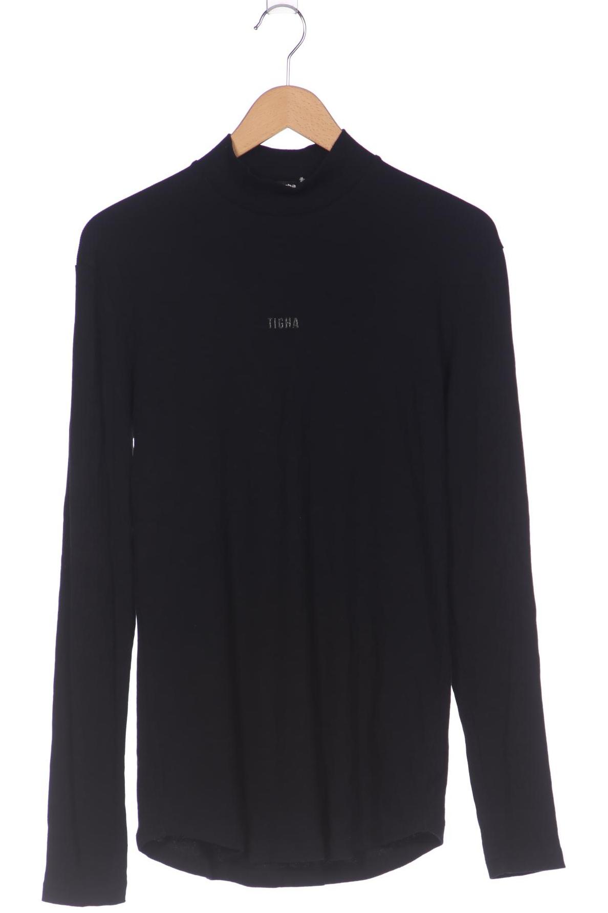 tigha Herren Langarmshirt, schwarz, Gr. 48