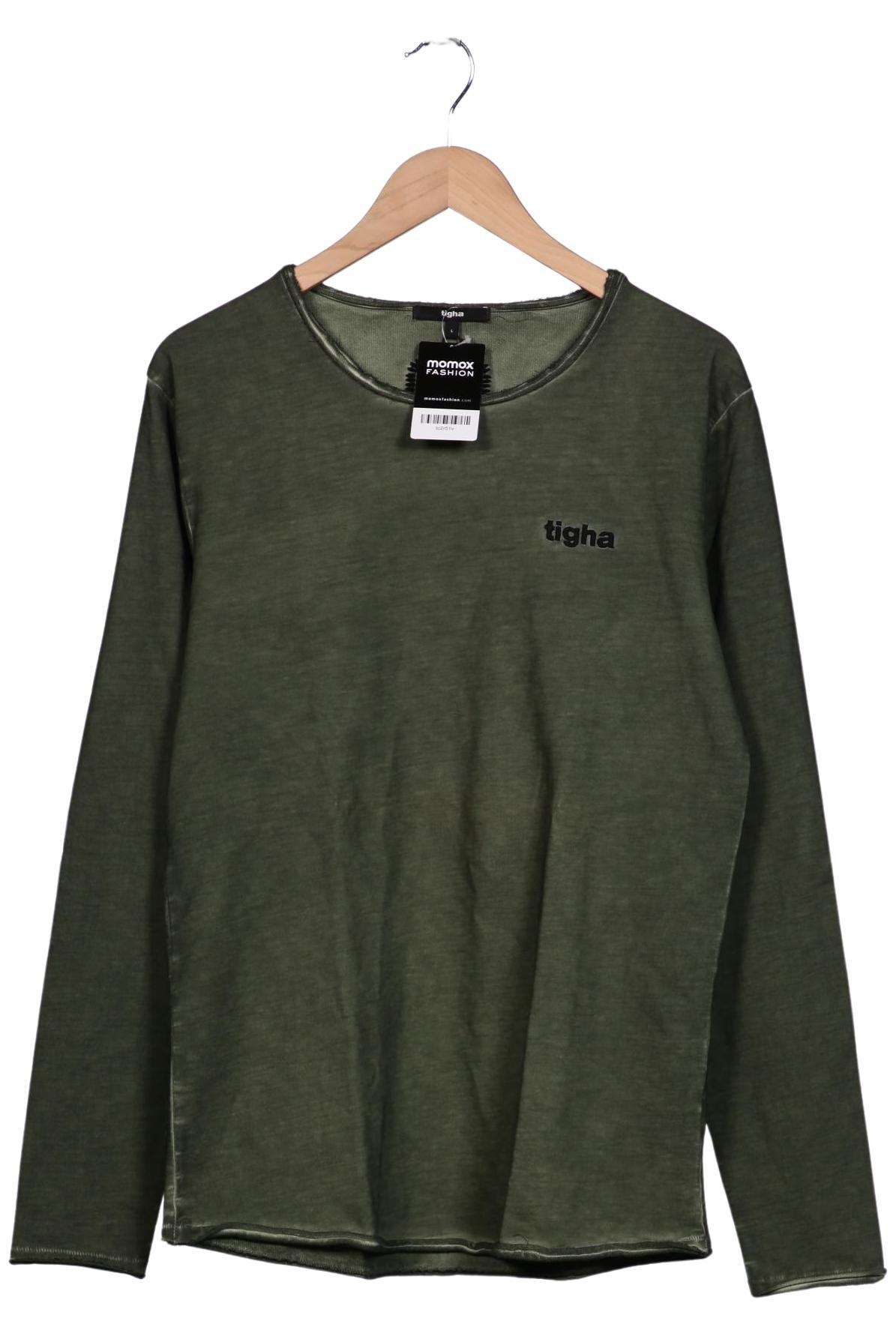 tigha Herren Langarmshirt, grün, Gr. 52