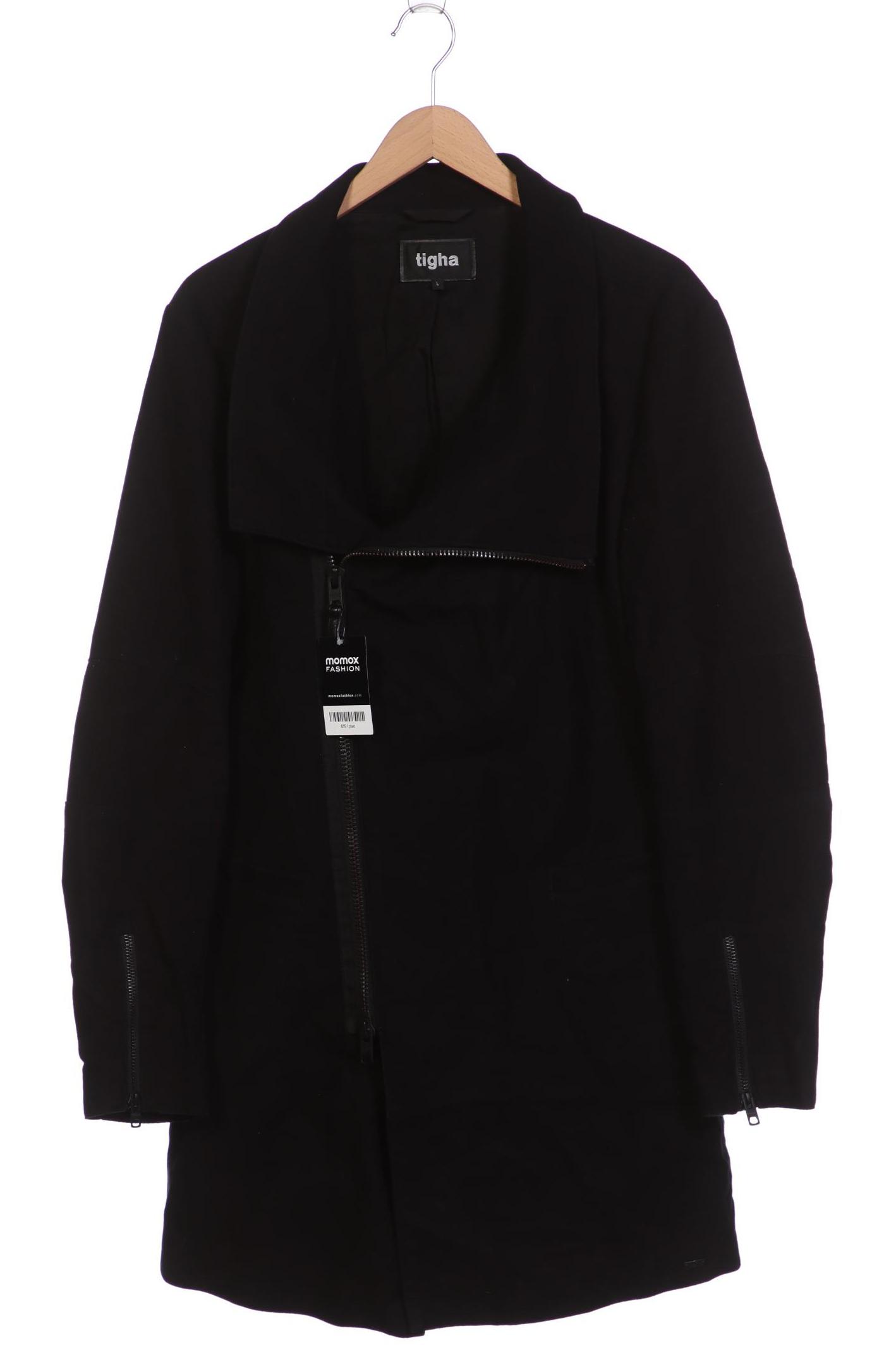 tigha Herren Mantel, schwarz, Gr. 52