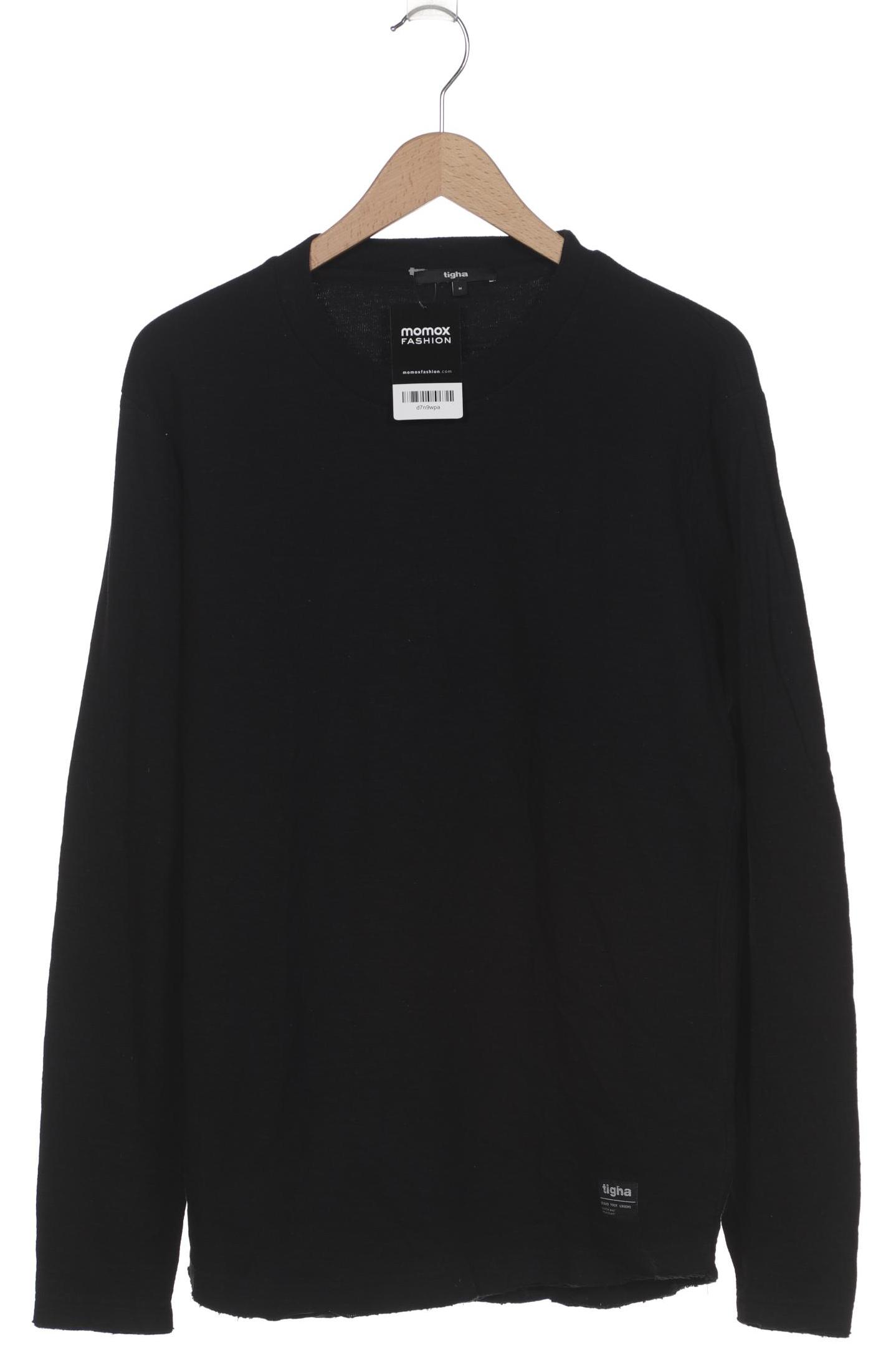 tigha Herren Pullover, schwarz, Gr. 48