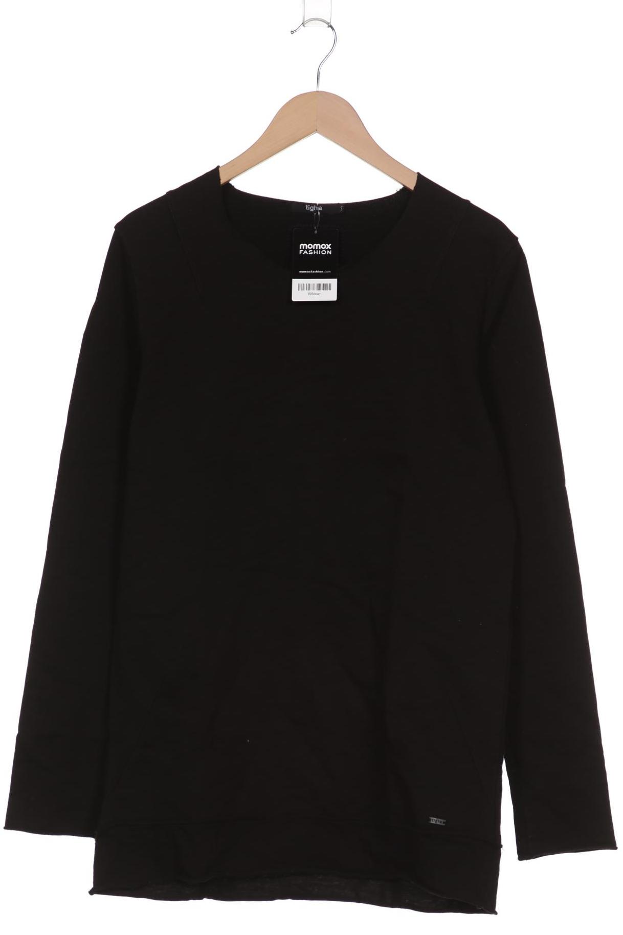 tigha Herren Sweatshirt, schwarz, Gr. 46