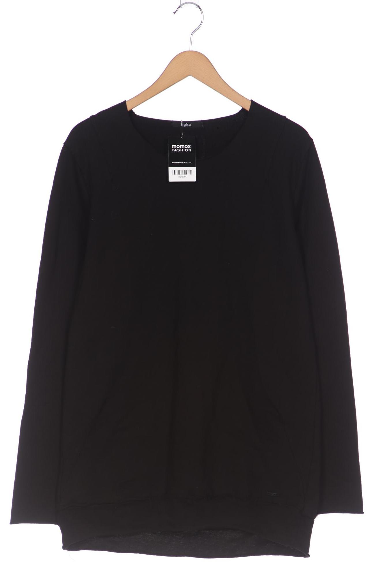 tigha Herren Sweatshirt, schwarz, Gr. 48