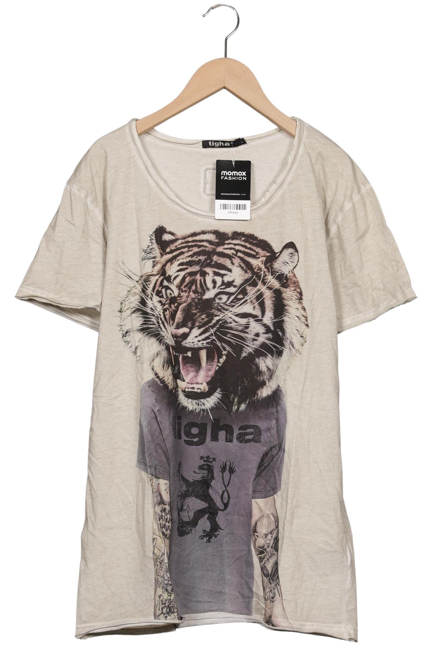 tigha Herren T-Shirt, beige, Gr. 52
