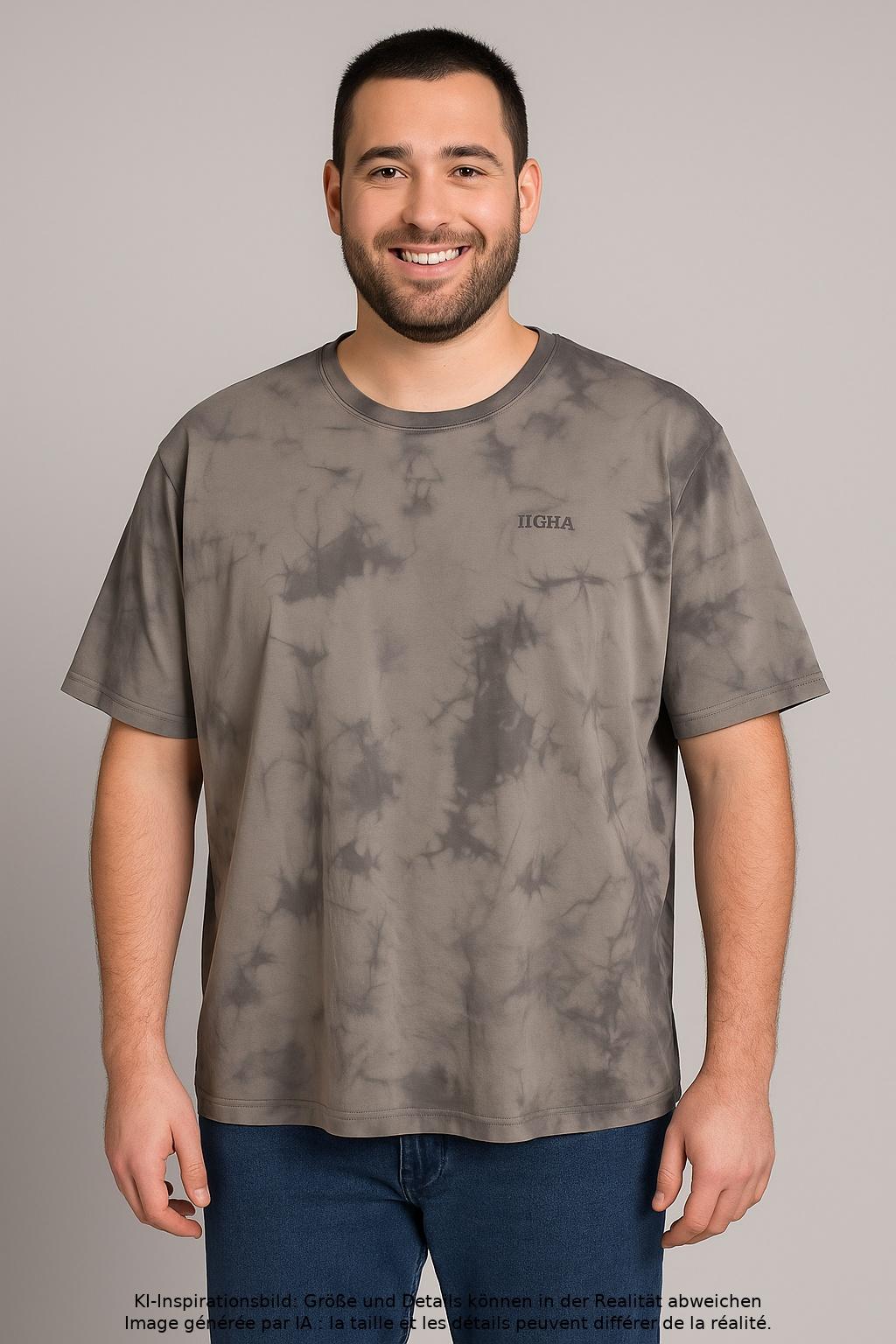 tigha Herren T-Shirt, grau, Gr. 56