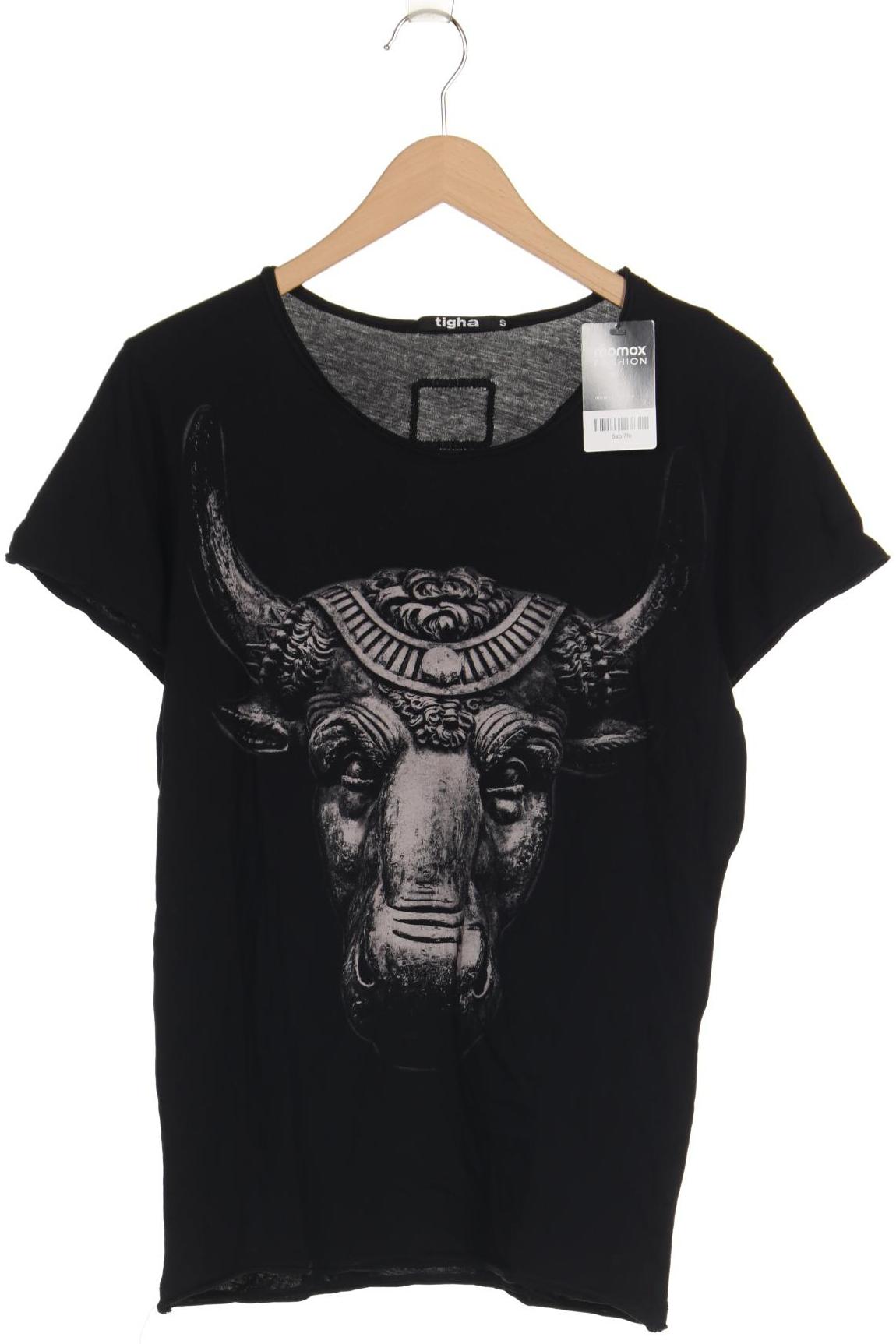 tigha Herren T-Shirt, schwarz, Gr. 46