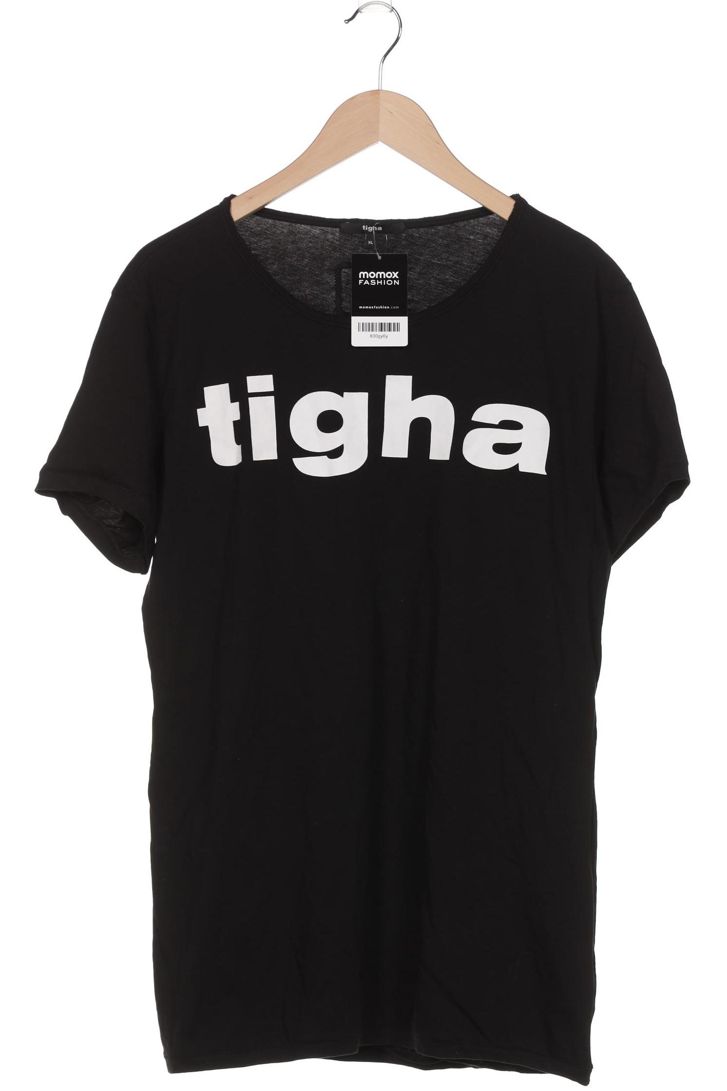 tigha Herren T-Shirt, schwarz, Gr. 54