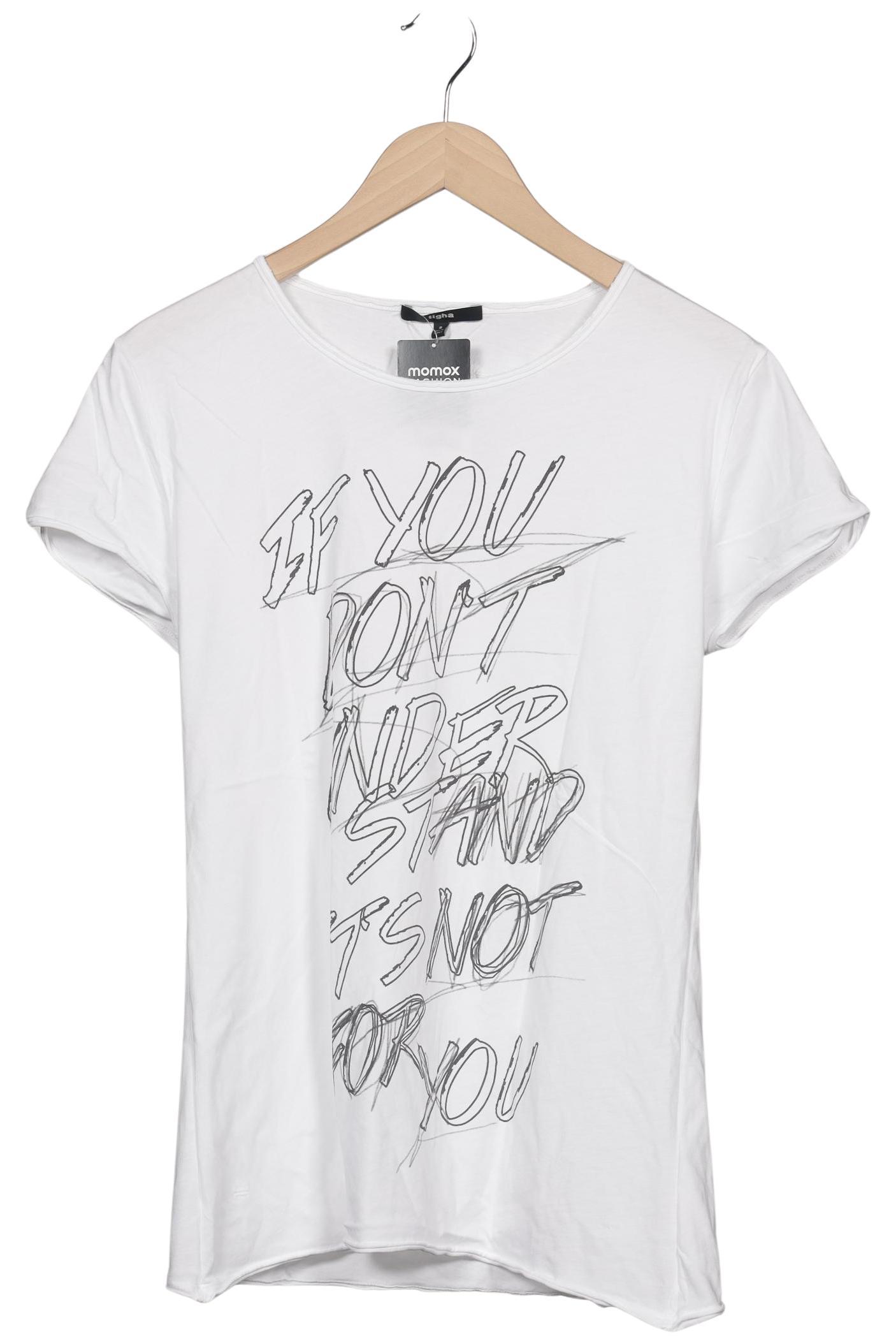 tigha Herren T-Shirt, weiß, Gr. 46