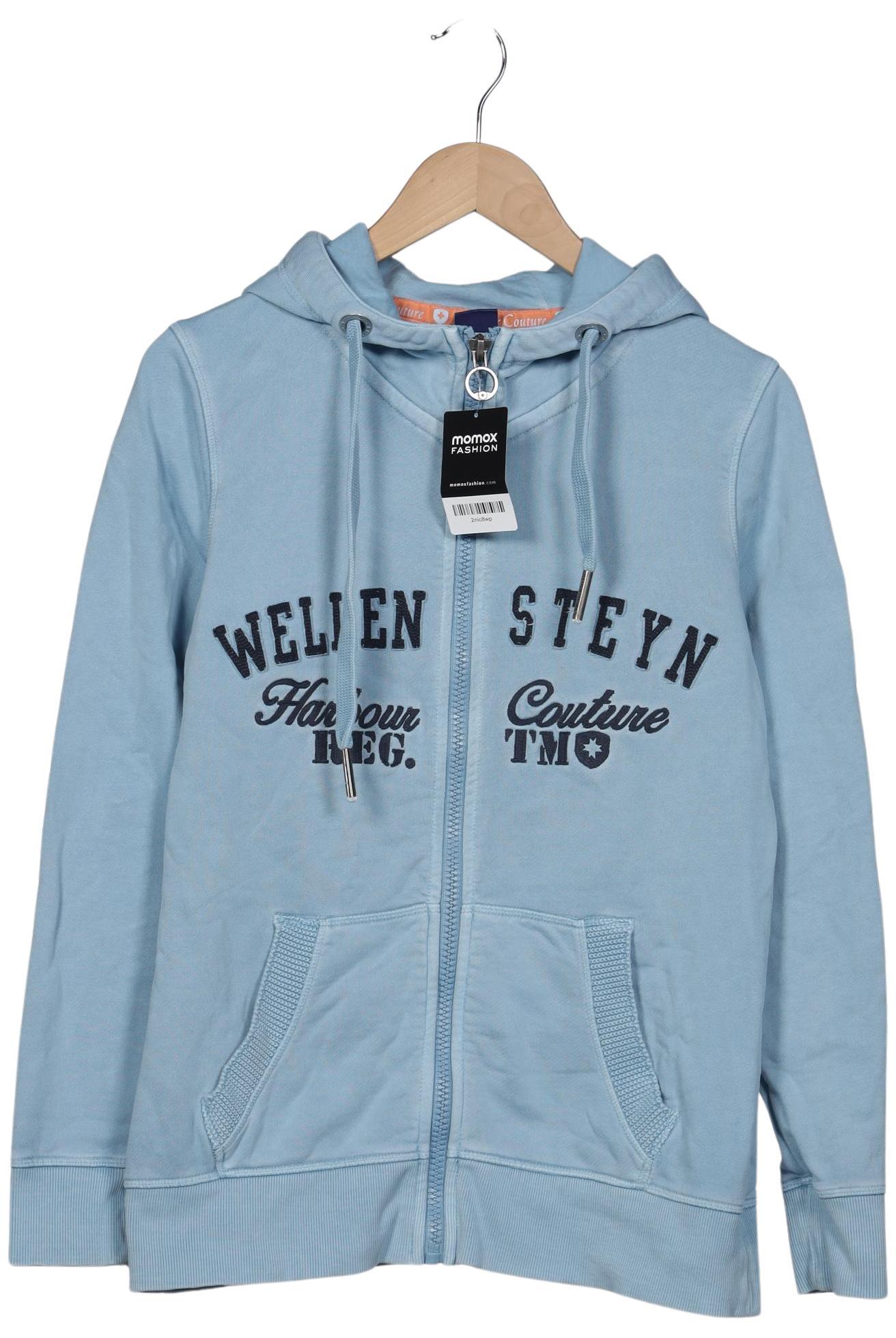 Wellensteyn Damen Kapuzenpullover, blau, Gr. 36