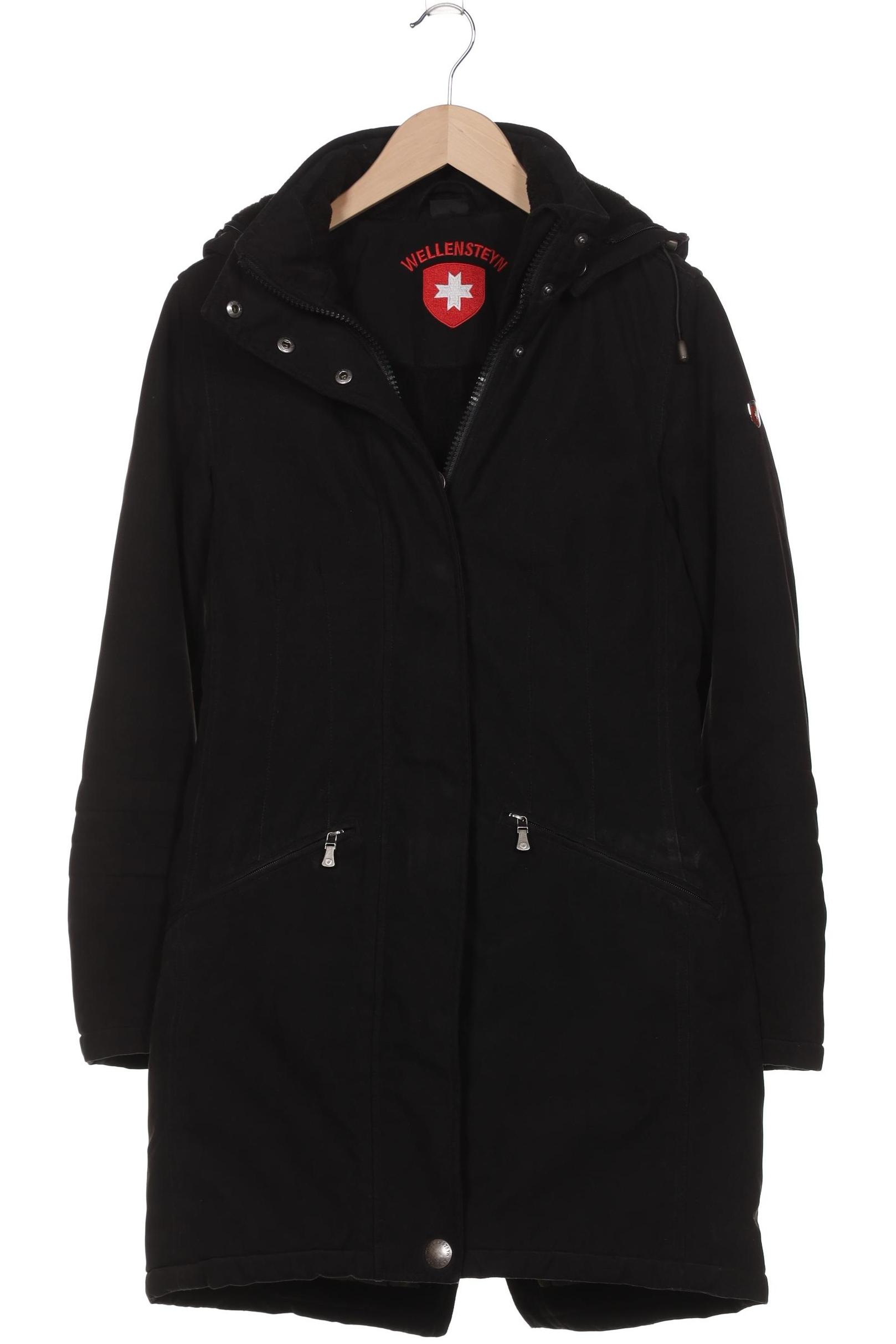 Wellensteyn Damen Mantel, schwarz, Gr. 34