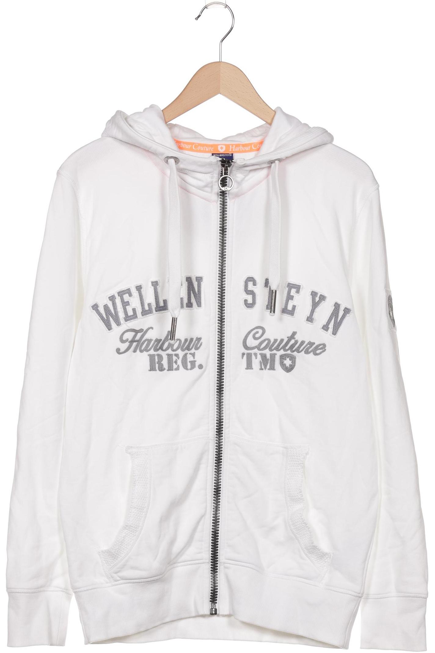 Wellensteyn Herren Kapuzenpullover, weiß, Gr. 46