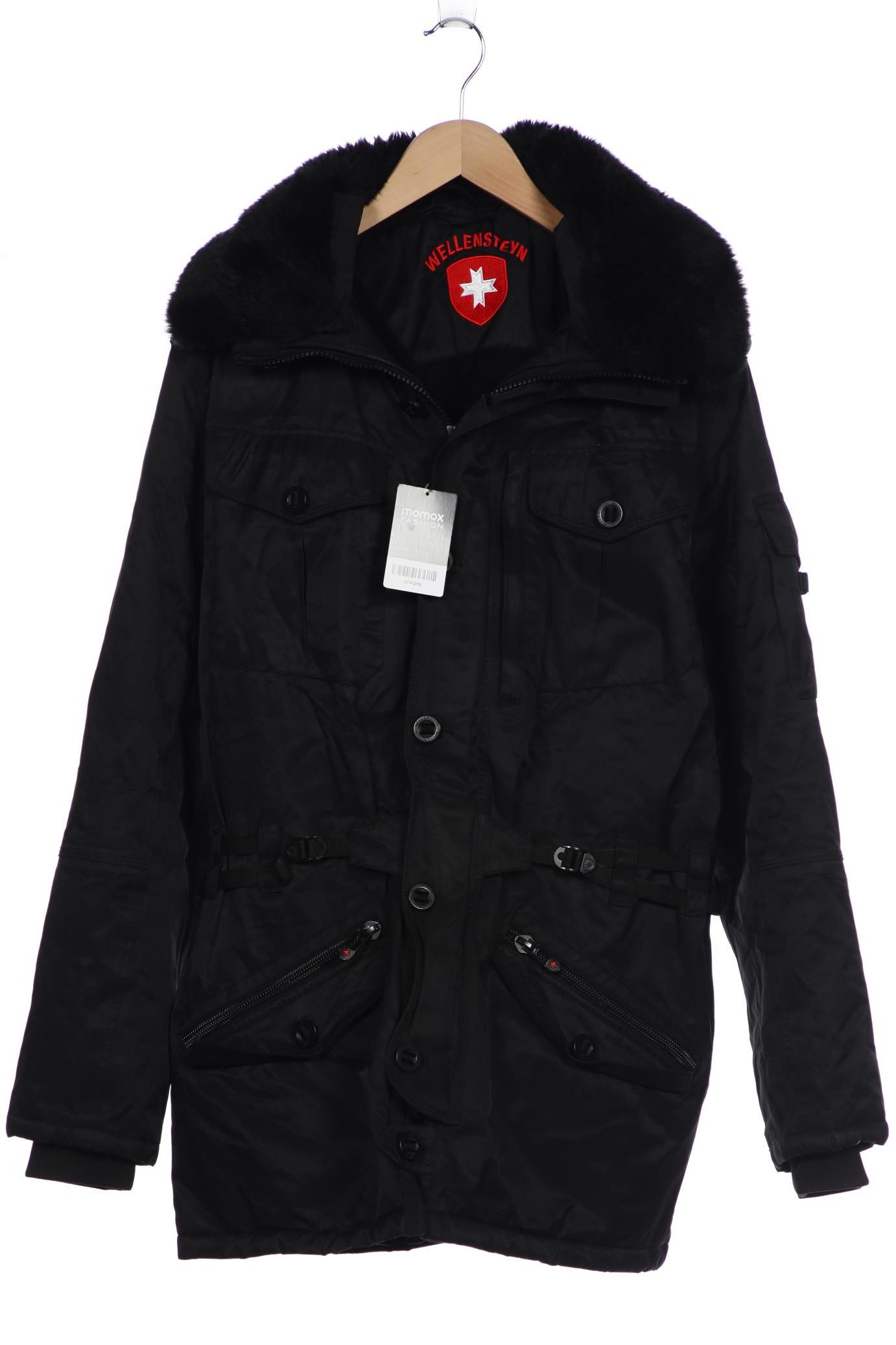 Wellensteyn Herren Mantel, schwarz, Gr. 54