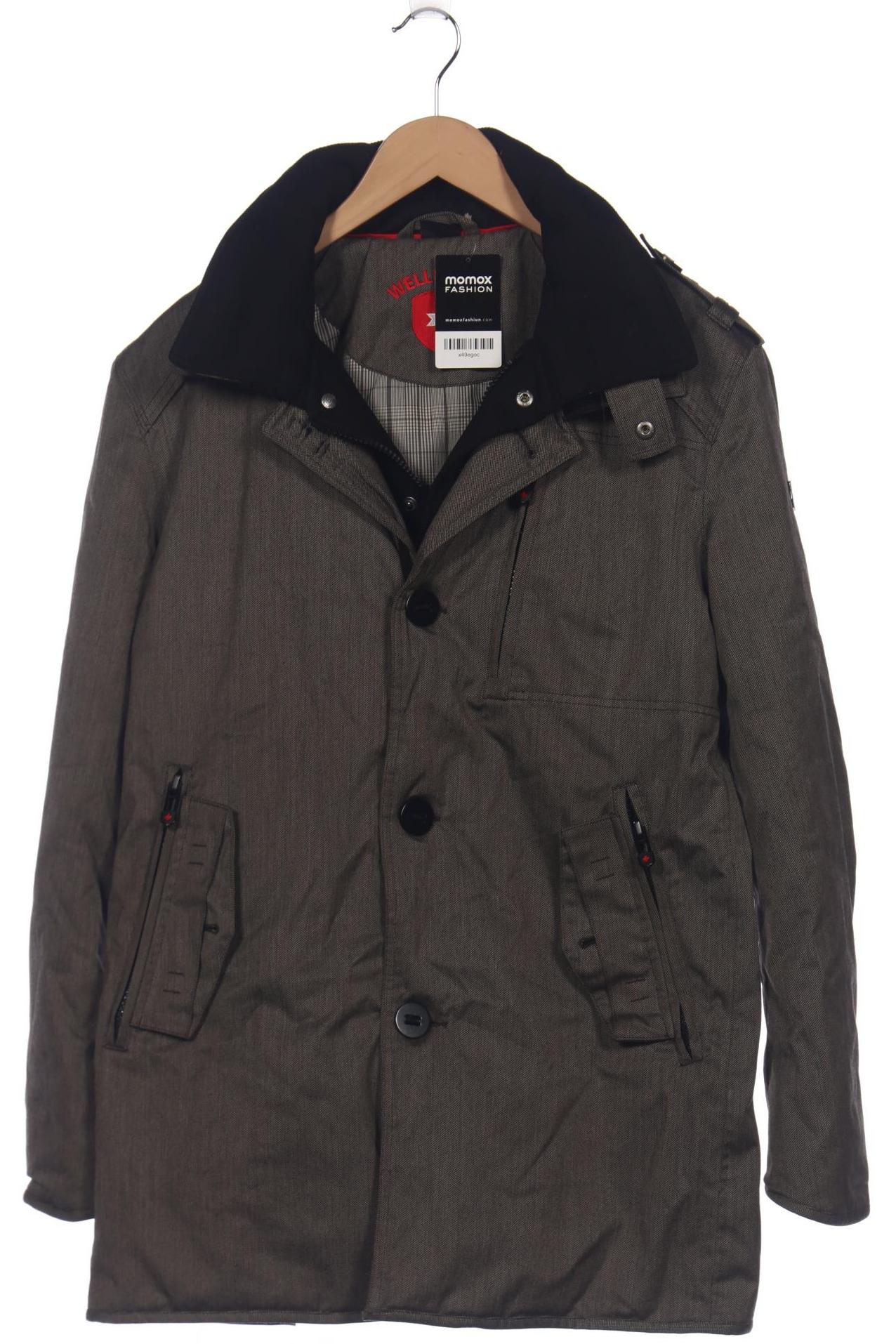 Wellensteyn Herren Mantel, braun, Gr. 48