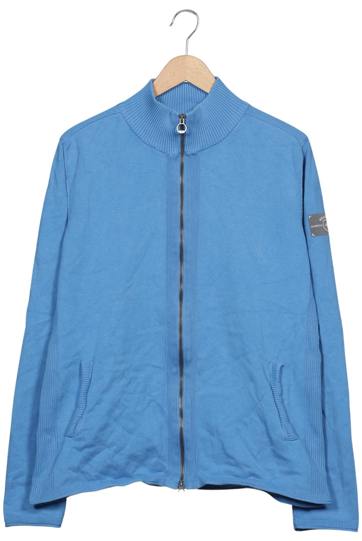 Wellensteyn Herren Strickjacke, hellblau, Gr. 54