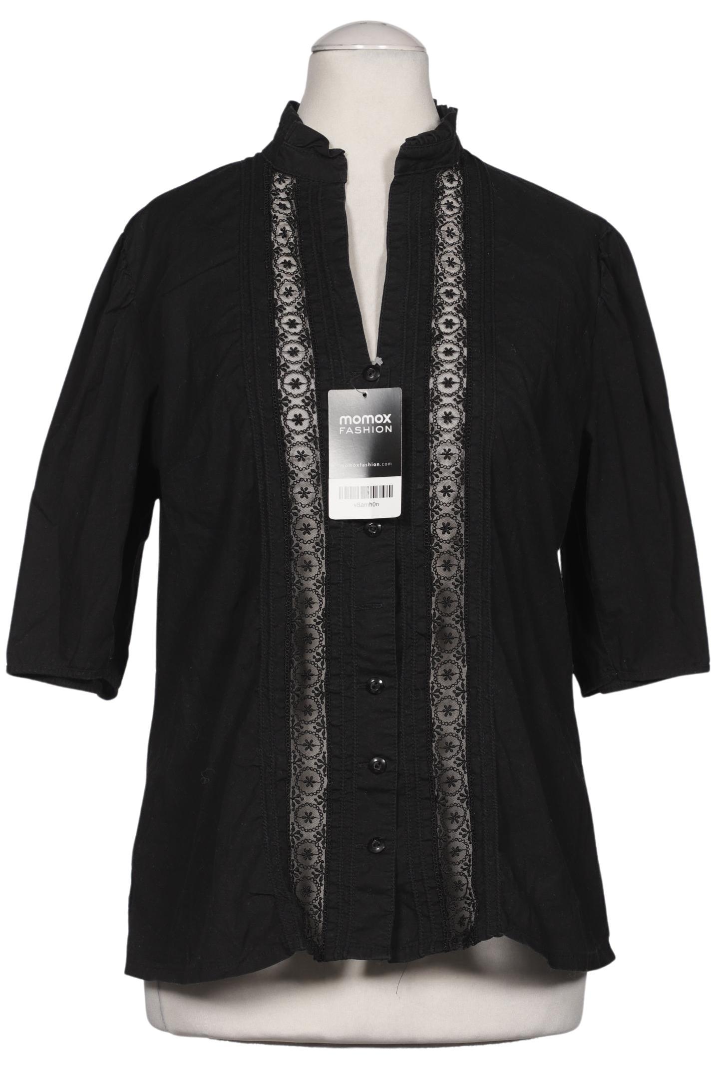 Wenger Tracht Damen Bluse, schwarz, Gr. 38