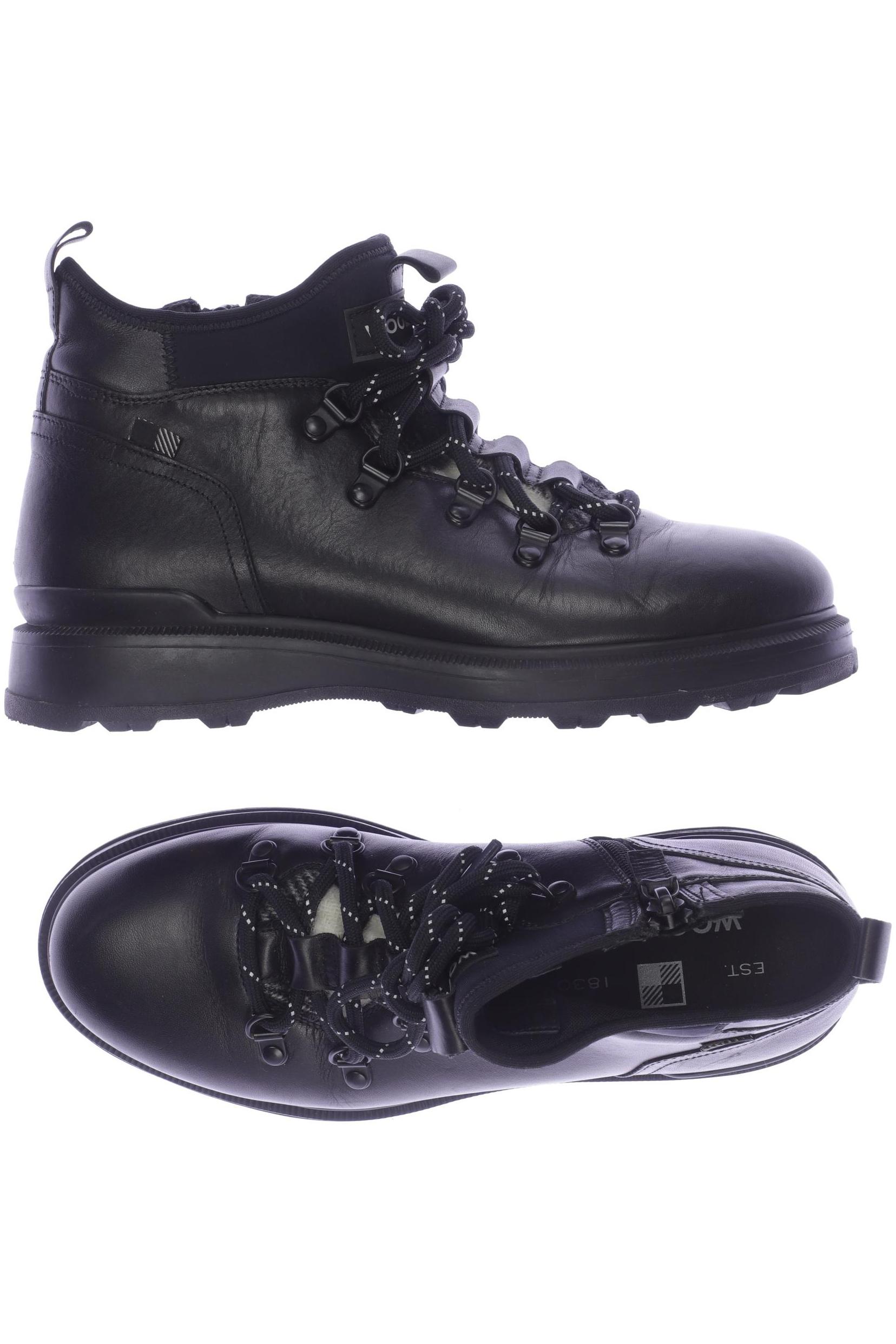 Woolrich Damen Stiefelette, schwarz, Gr. 37.5