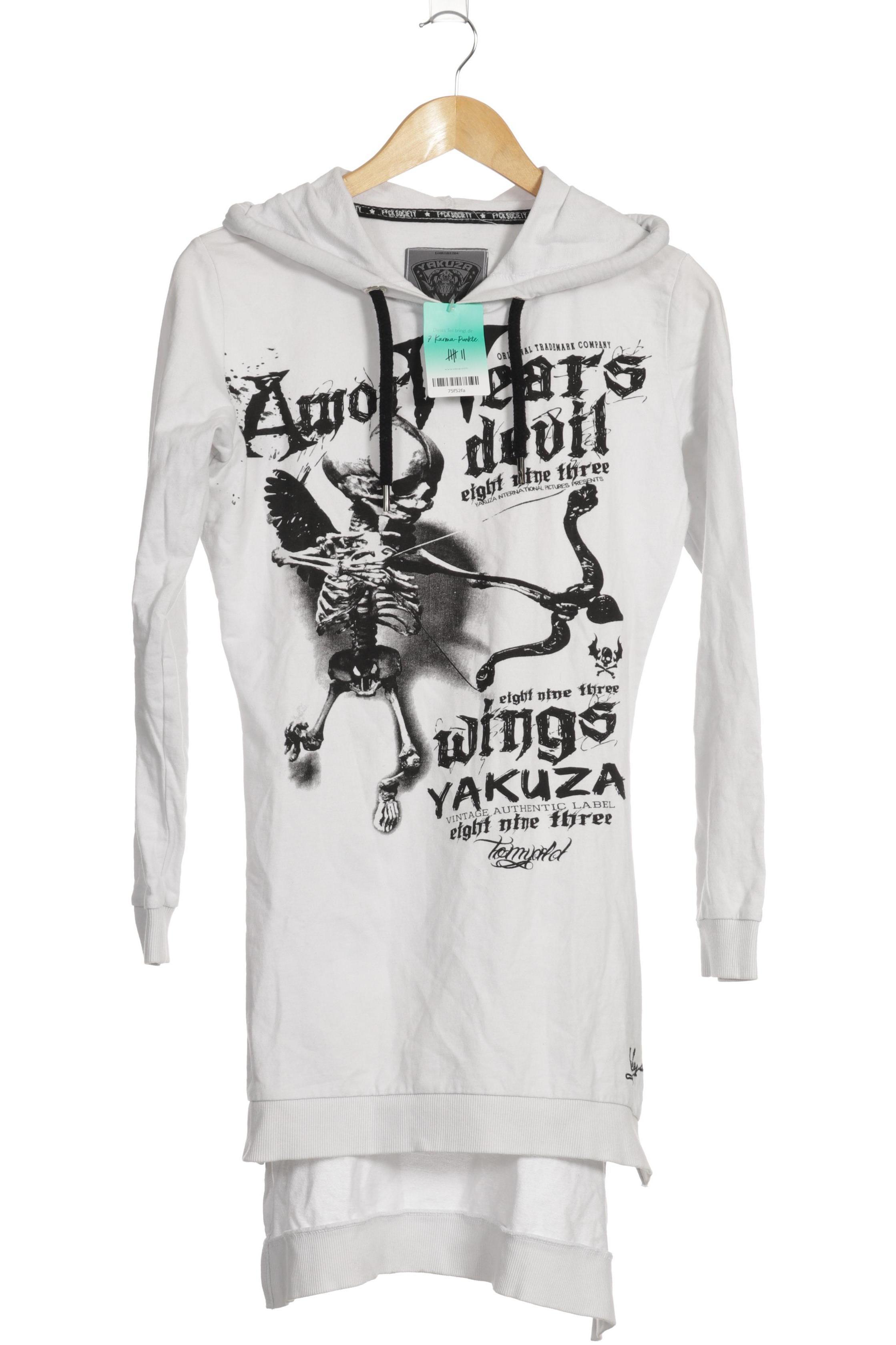Yakuza Damen Kapuzenpullover, weiß, Gr.