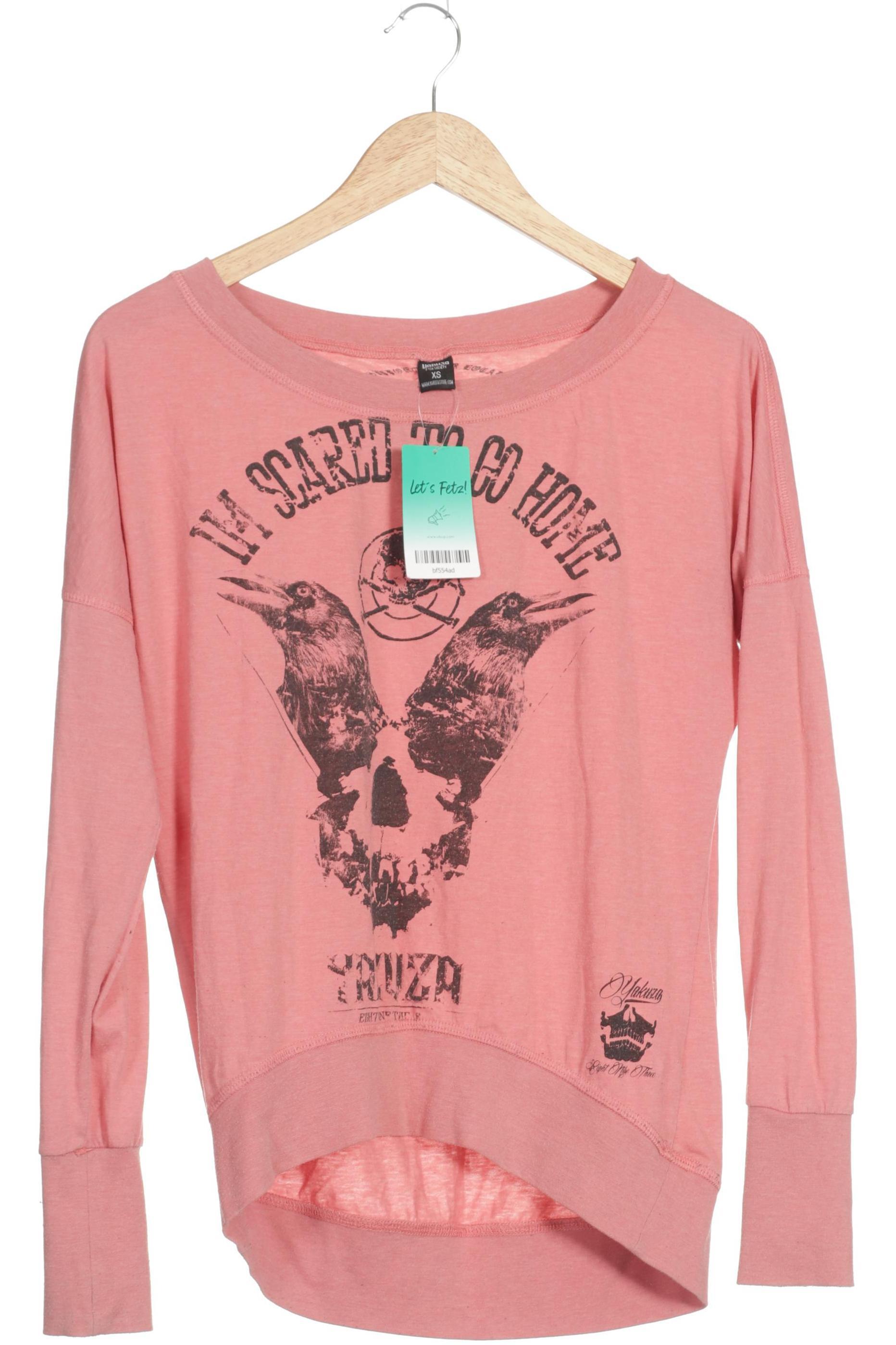 Yakuza Damen Langarmshirt, pink, Gr.