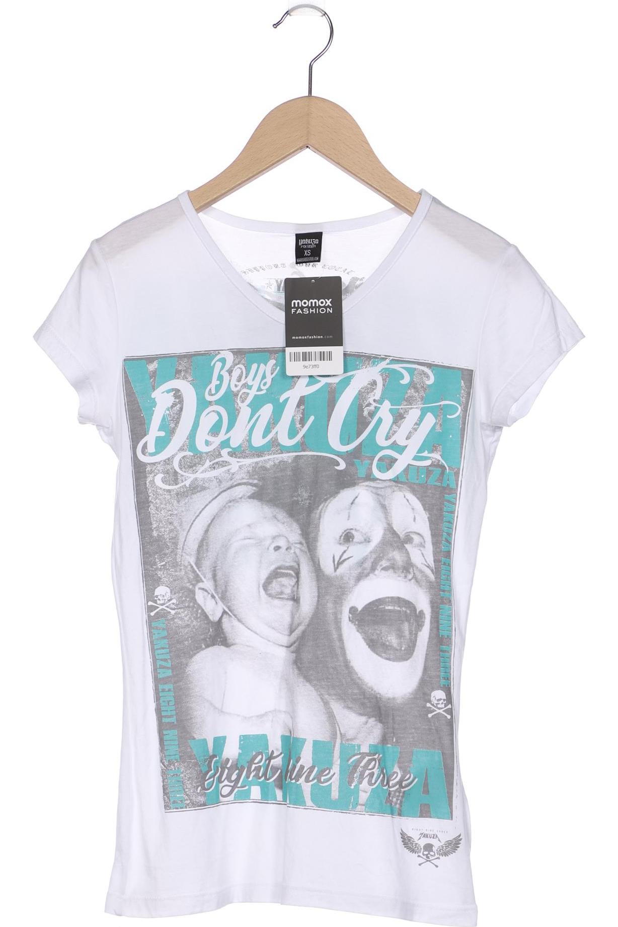 Yakuza Damen T-Shirt, weiß, Gr. 34