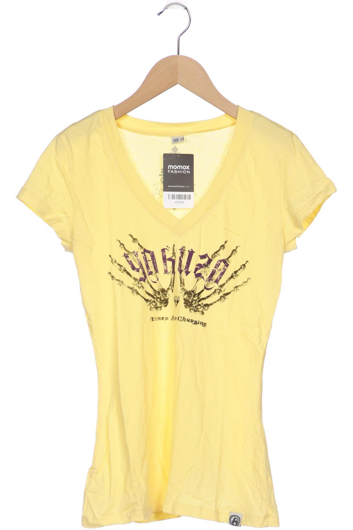 Yakuza Damen T-Shirt, gelb, Gr. 36
