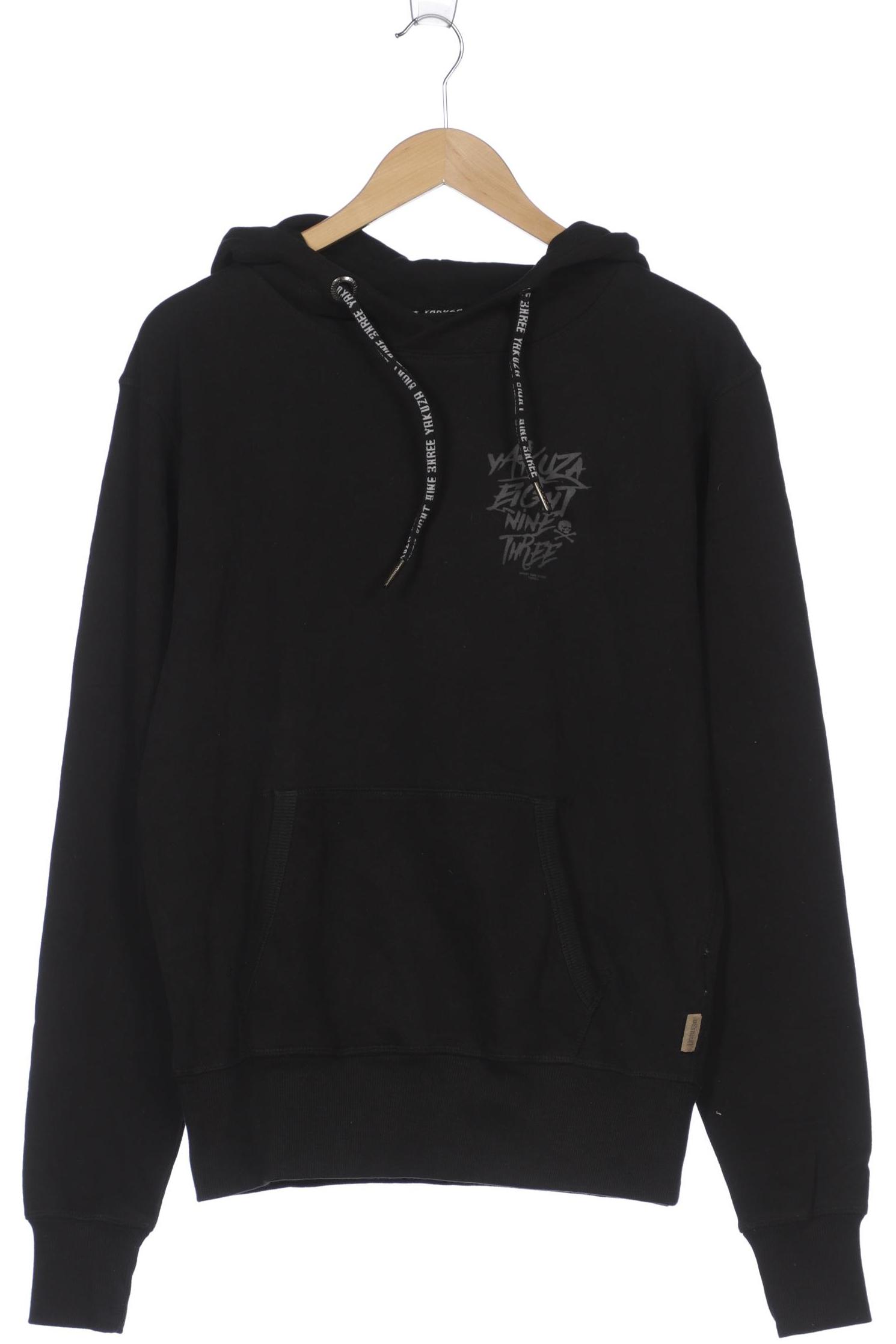 Yakuza Herren Kapuzenpullover, schwarz, Gr. 46