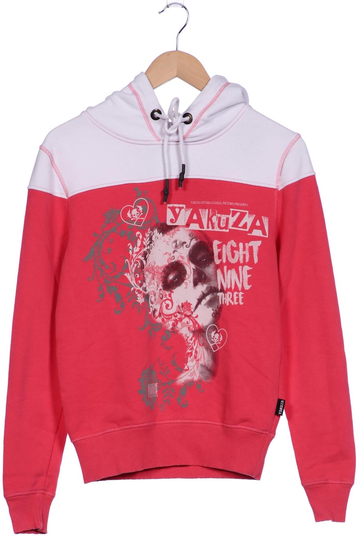 Yakuza Herren Kapuzenpullover, pink, Gr. 46