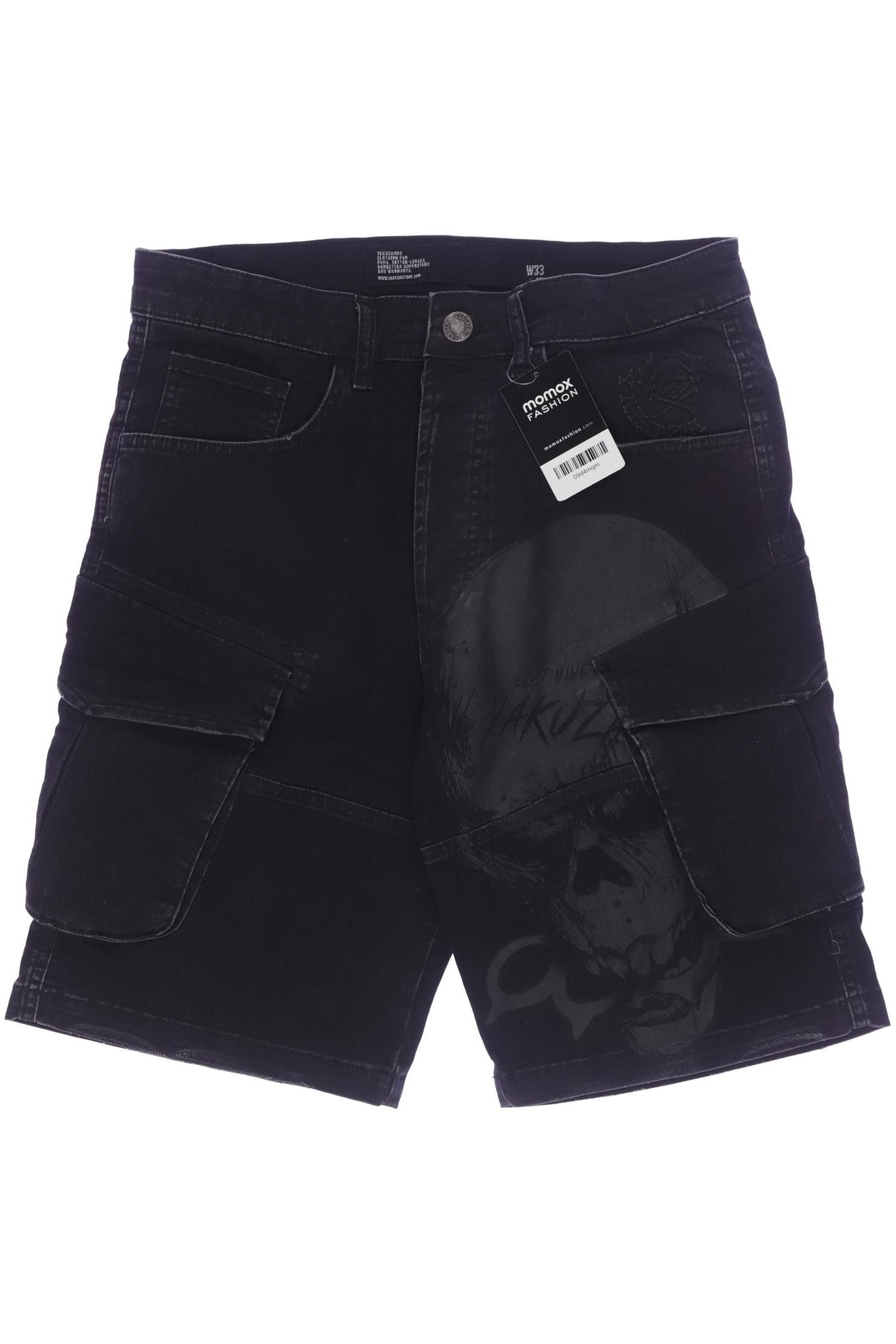 Yakuza Herren Shorts, schwarz, Gr. 33