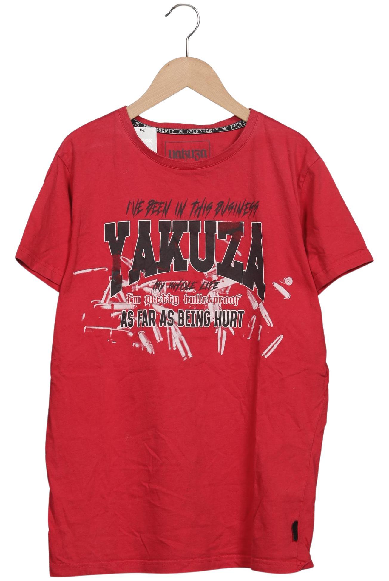 Yakuza Herren T-Shirt, rot, Gr. 48