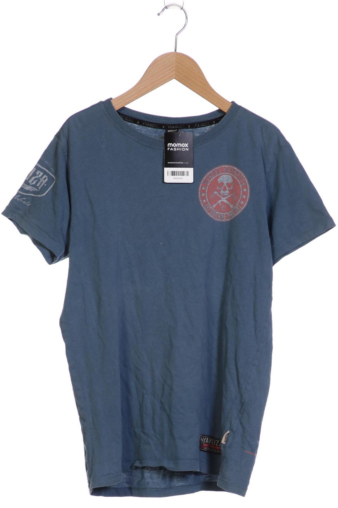 Yakuza Herren T-Shirt, blau, Gr. 46