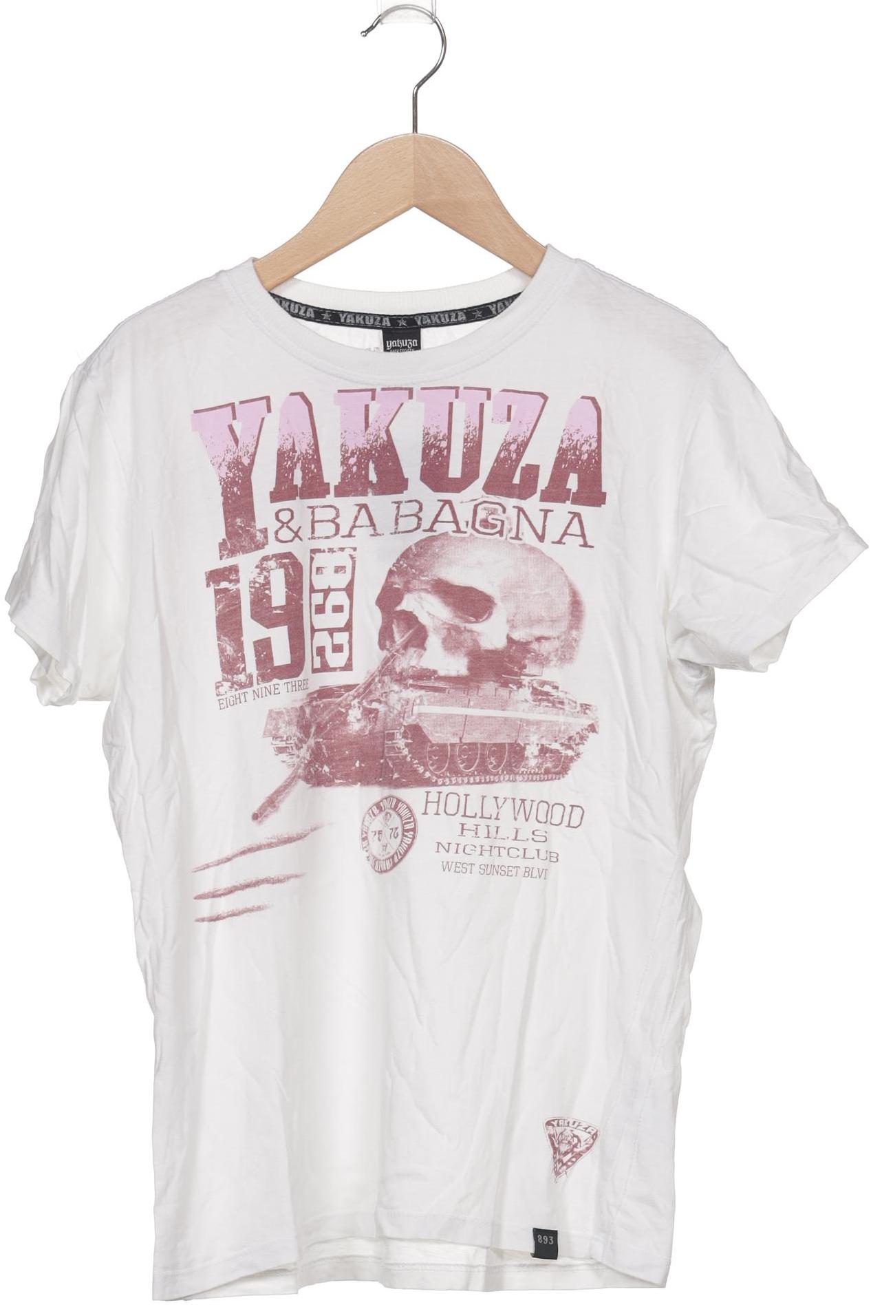 Yakuza Herren T-Shirt, weiß, Gr. 48