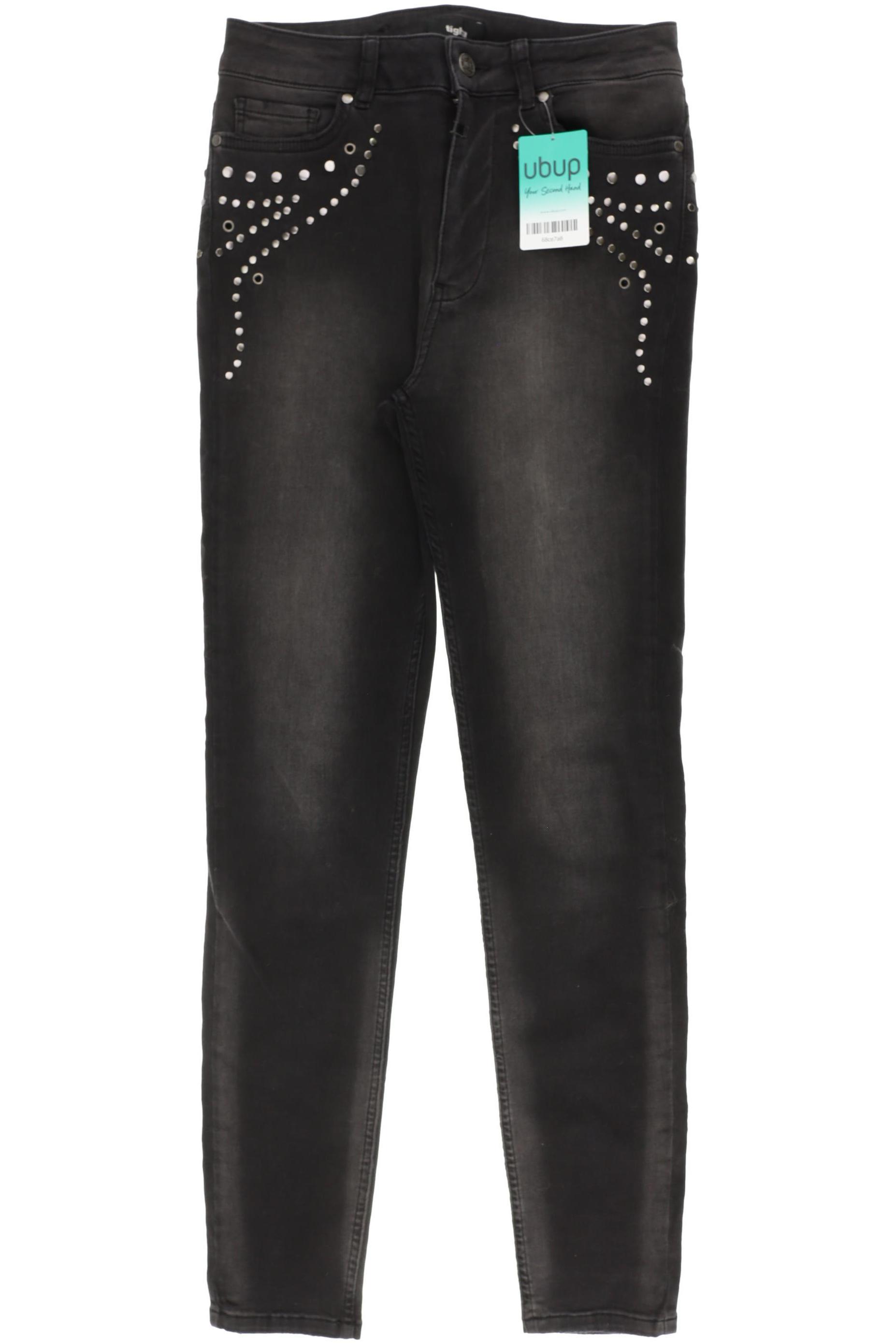 tigha Damen Jeans, schwarz, Gr. 28