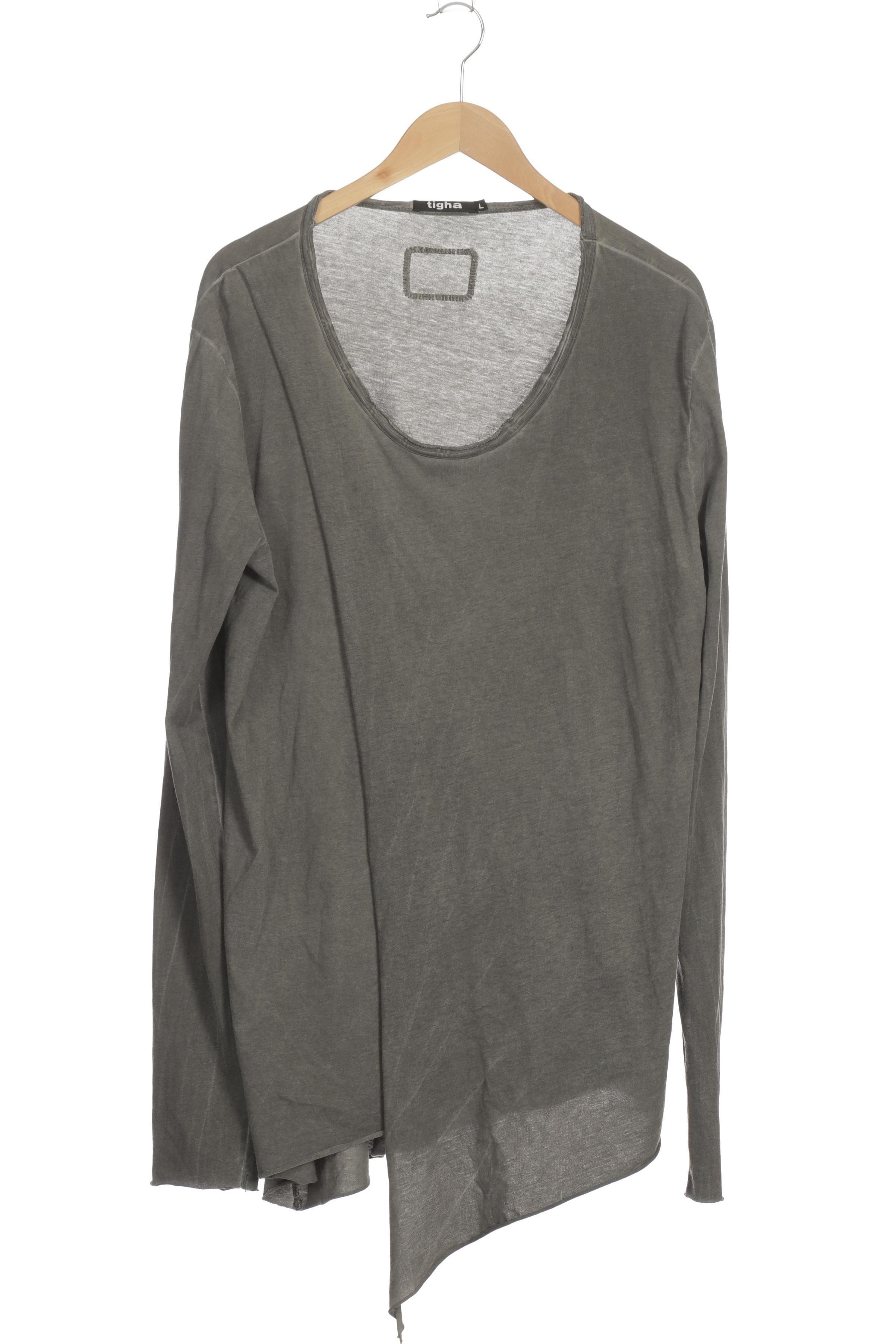 tigha Herren Langarmshirt, grau, Gr.