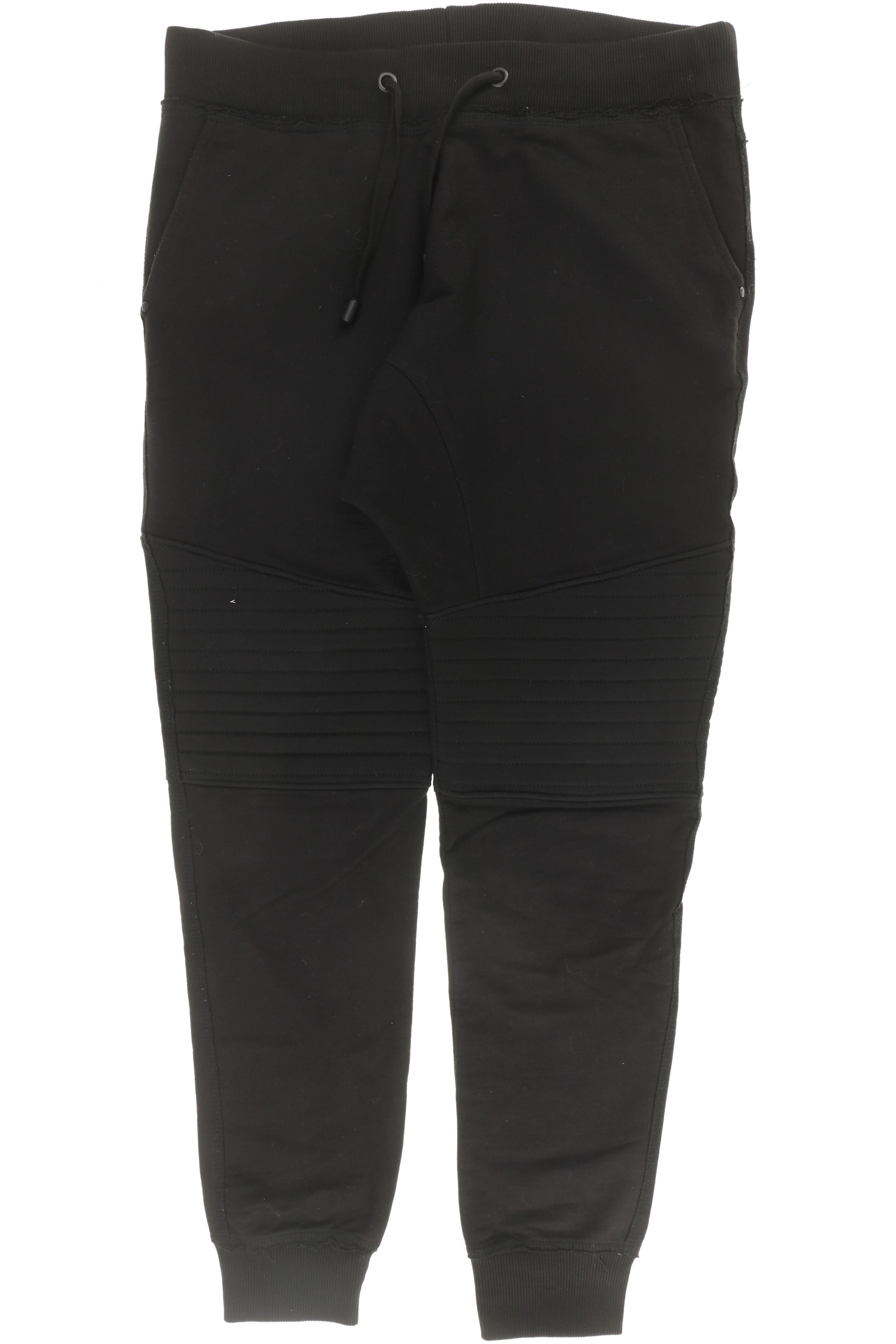 tigha Herren Stoffhose, schwarz, Gr.