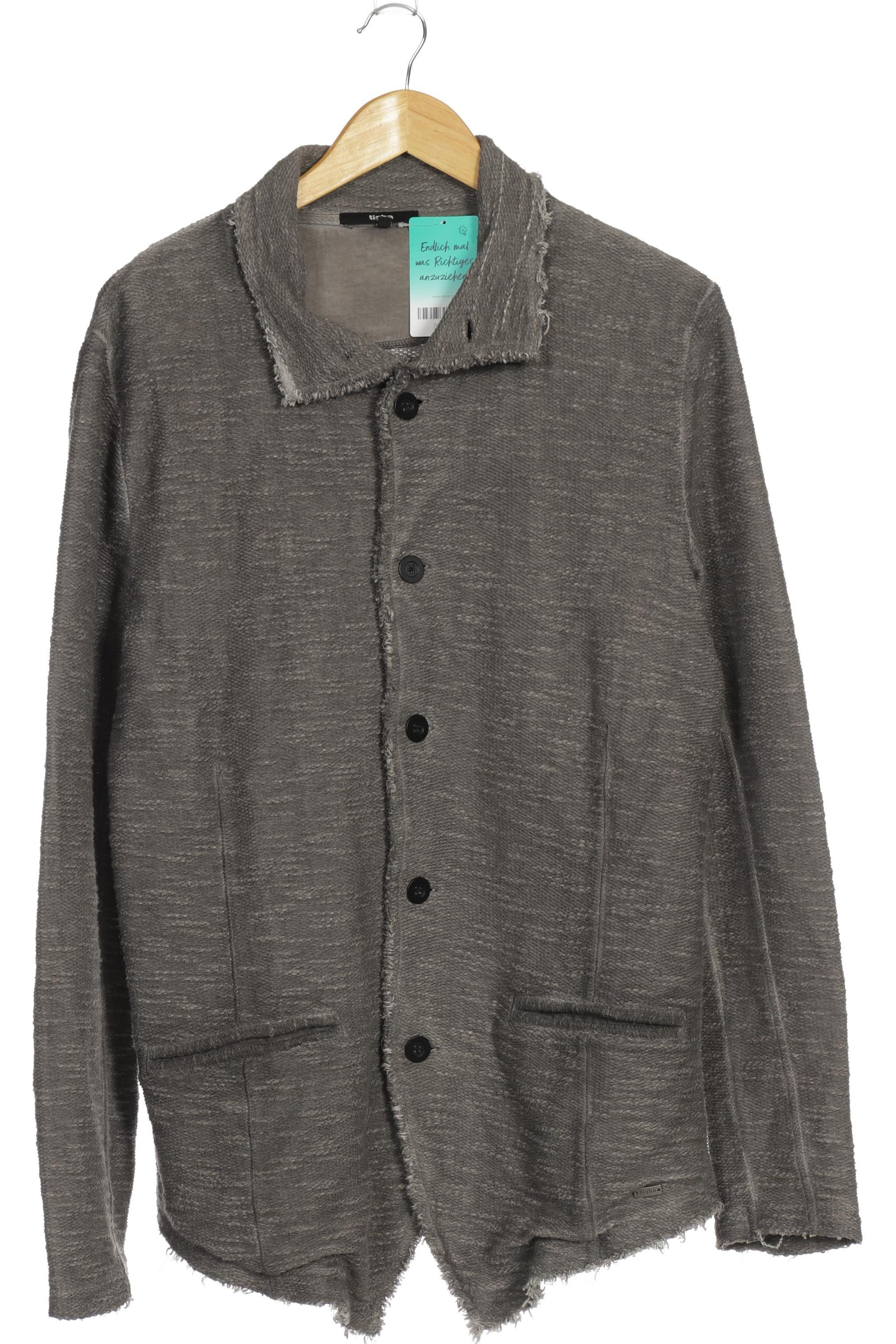 tigha Herren Strickjacke, grau, Gr.