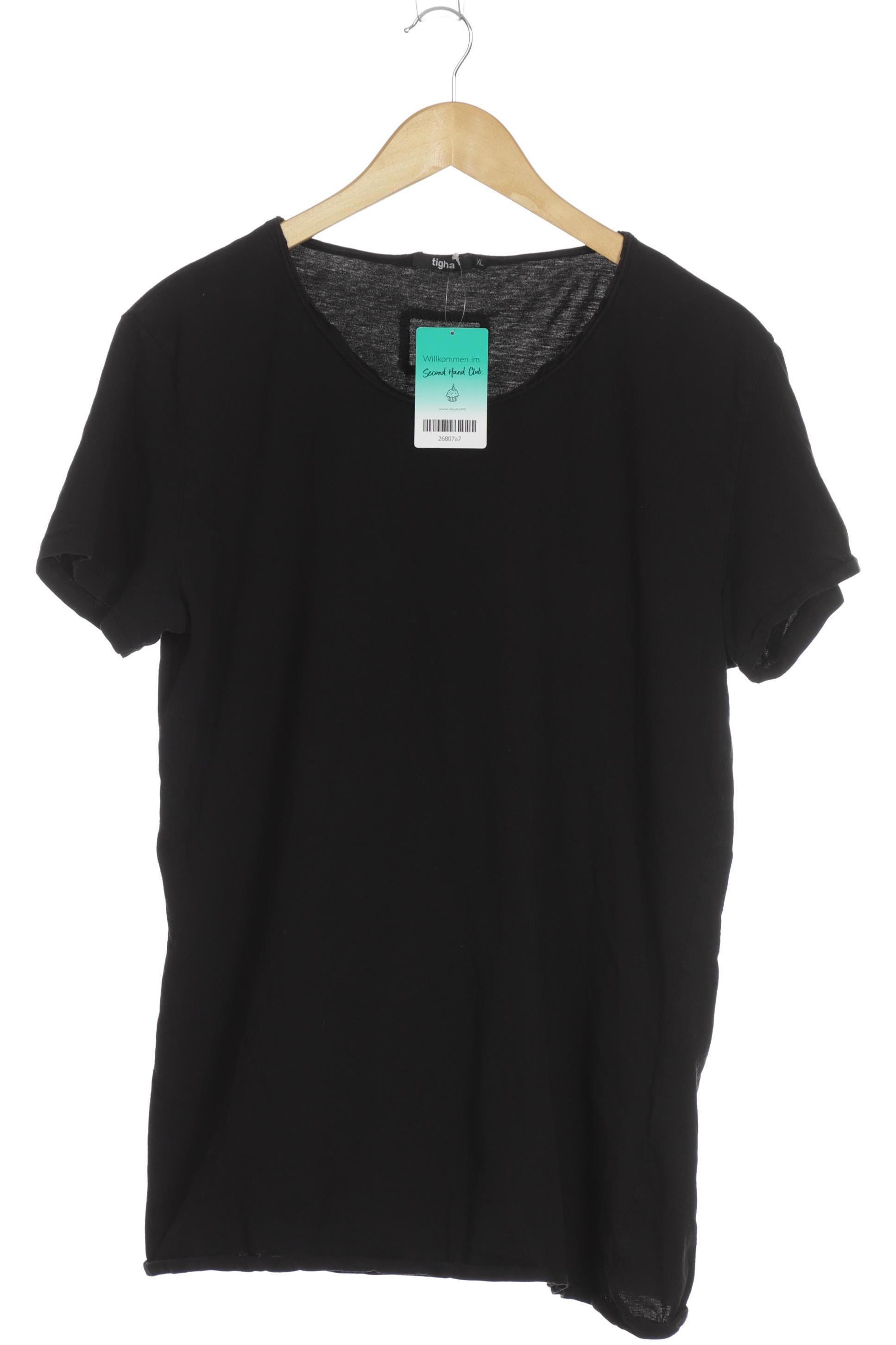 tigha Herren T-Shirt, schwarz, Gr.