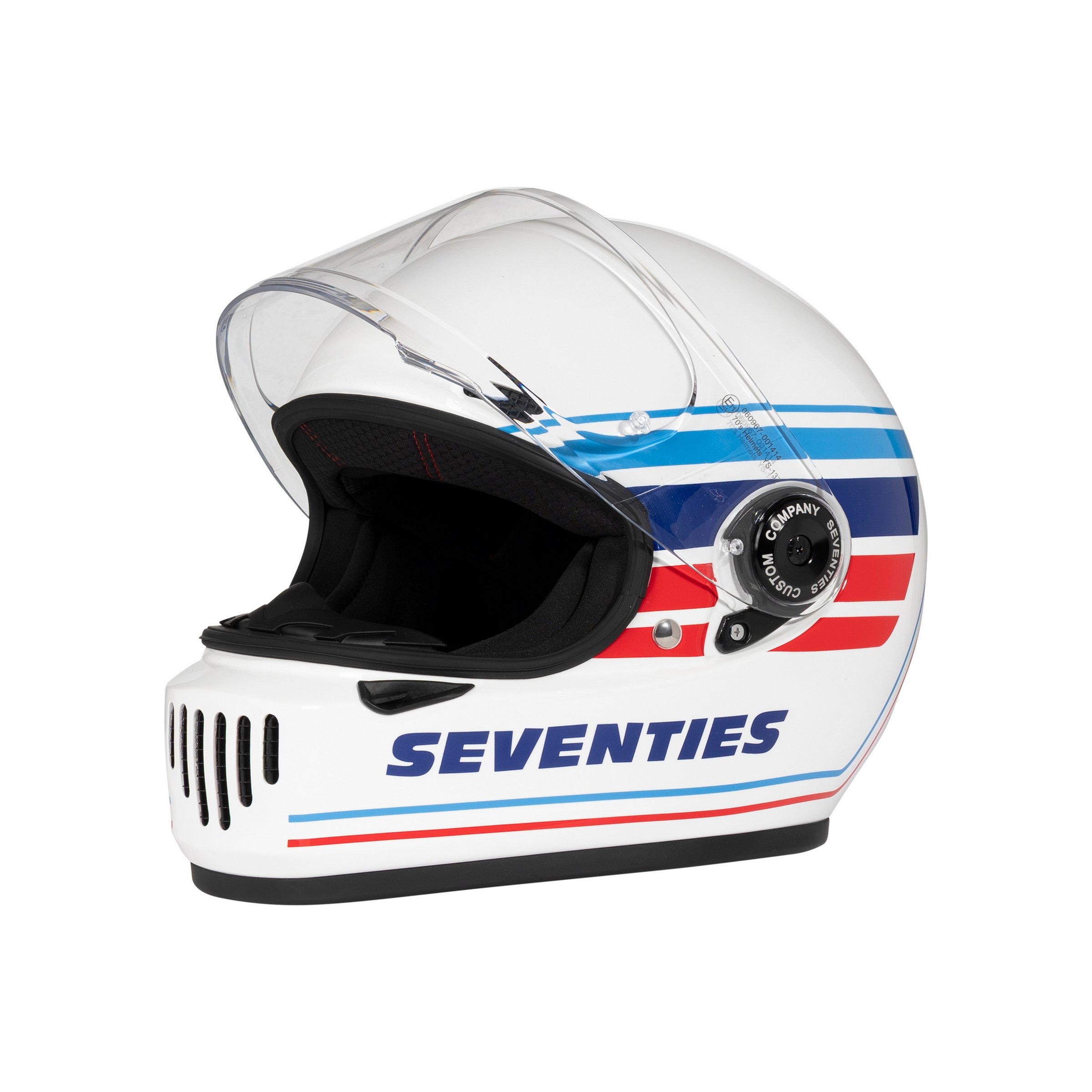 Helm 70'S GT - Gran Turismo, weiß, Gr. L, 59-60 cm Integralhelm