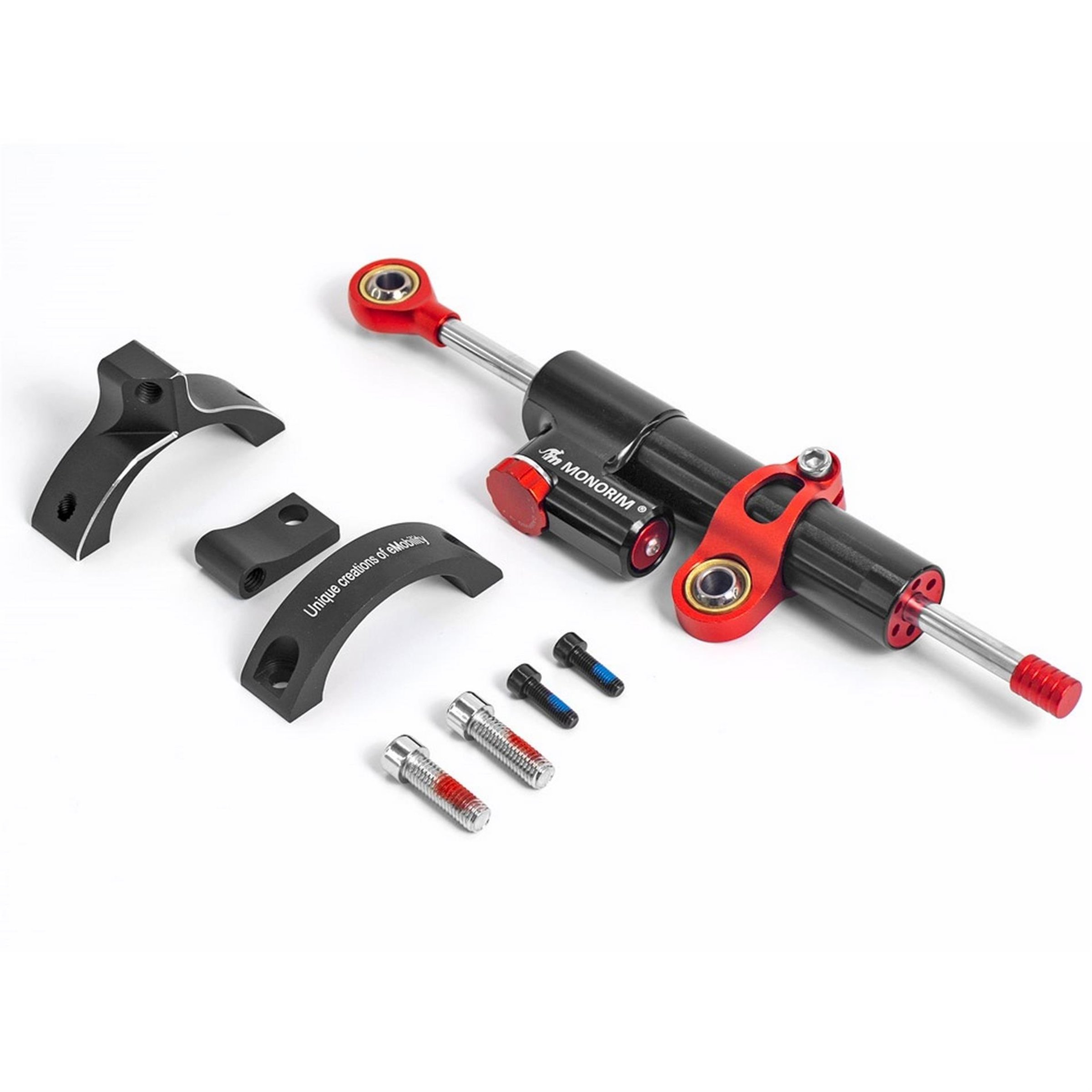 Lenkungsdämpferkit Stoßdämpfer MONORIM für E-Scooter Vorderrad V4 für XIAOMI M365/PRO/PRO2/1S/MI3/MI4/ES für XIAOMI M365/PRO/PRO2/1S/MI3/MI4/ES