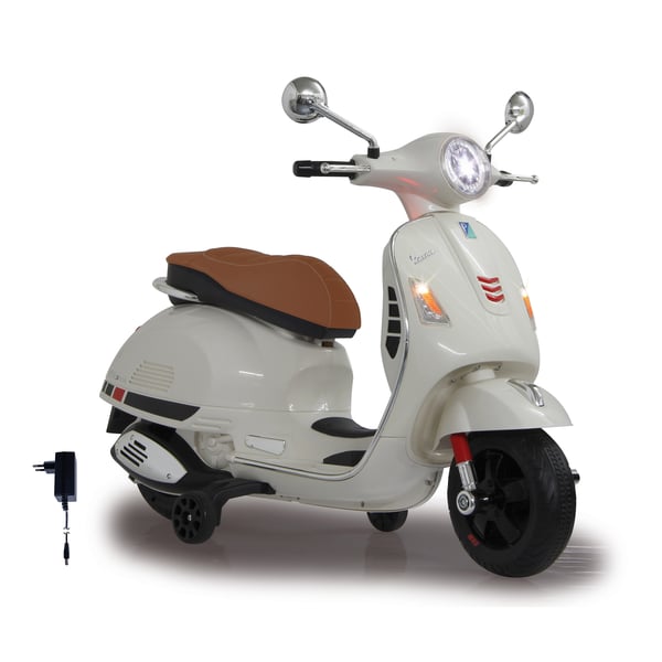 Kinderroller Vespa GTS elektrisch 12V Li-Ion weiß 