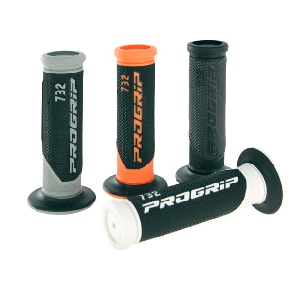 Griffe PROGRIP 732 Gel Touch Ø 22/22 mm für Vespa 50-125 PV/ET3/125 GT/GTR/Super/TS/150 GL/Sprint/V/Super/180SS/200 Rally/PX80-200/PE Lusso'98/MY