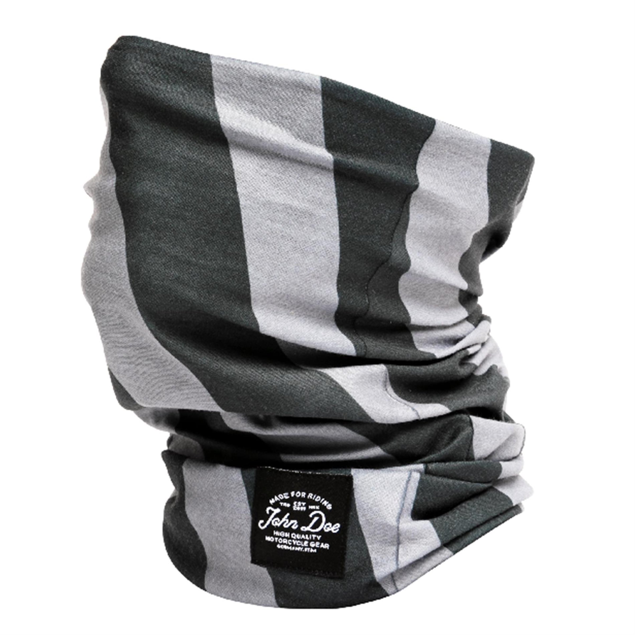 Halstuch JOHN DOE Stripes Black Grey 