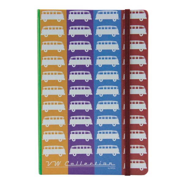 Notizbuch VW Collection mit Motiv VW Bulli 'Colors' 