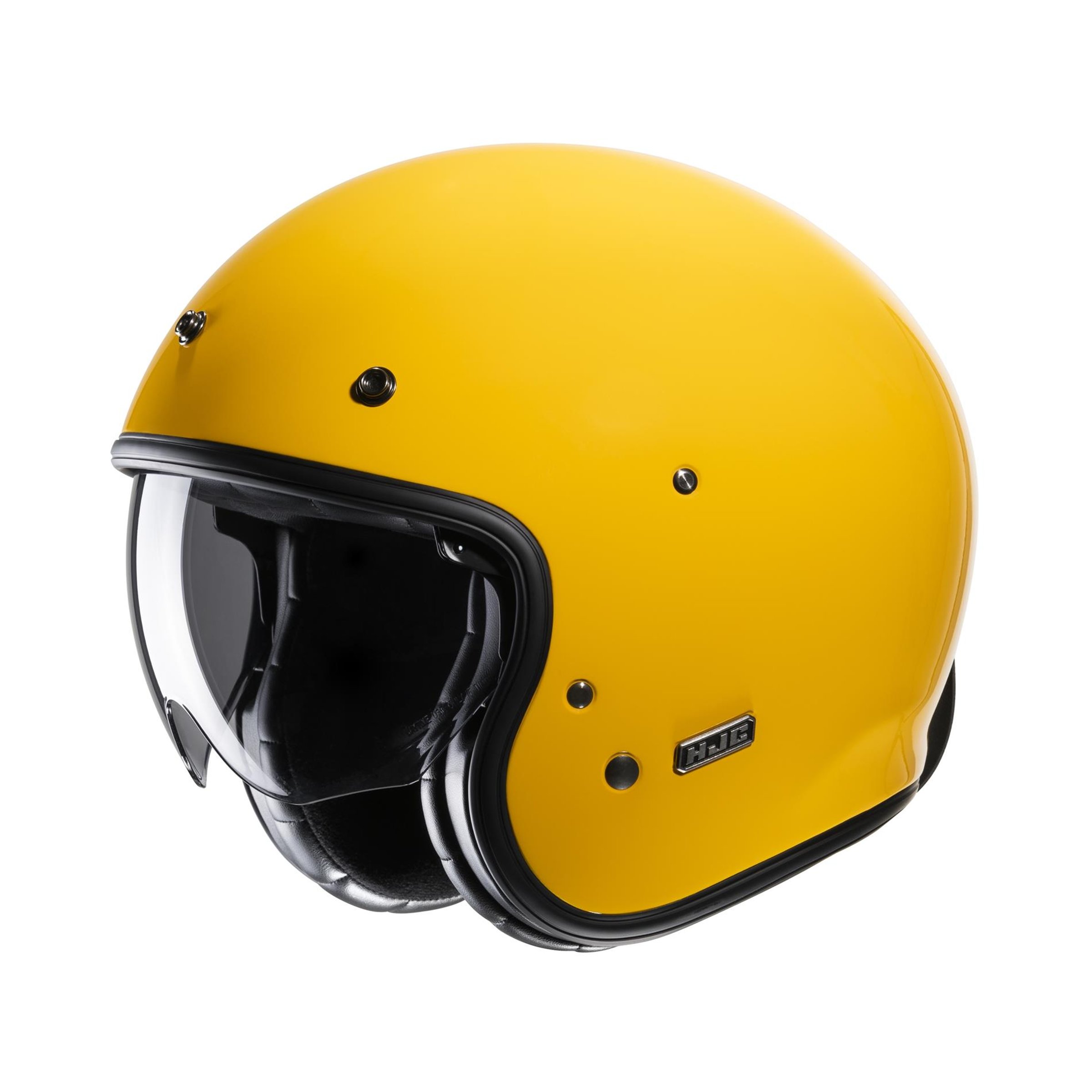 Helm HJC V31 Solid, gelb glänzend, Gr. XL, 60-61 cm Jethelm