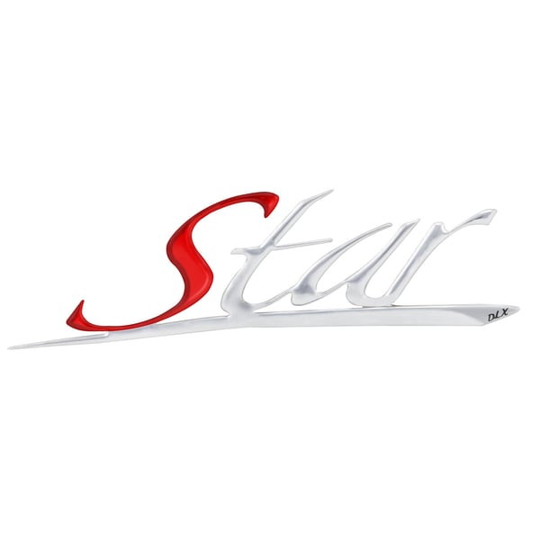 Schriftzug 'Star' Seitenhaube links C-4727755 für LML Star 125-200 2T/4T/ Star Deluxe 125/II/4T Automatica/CVT