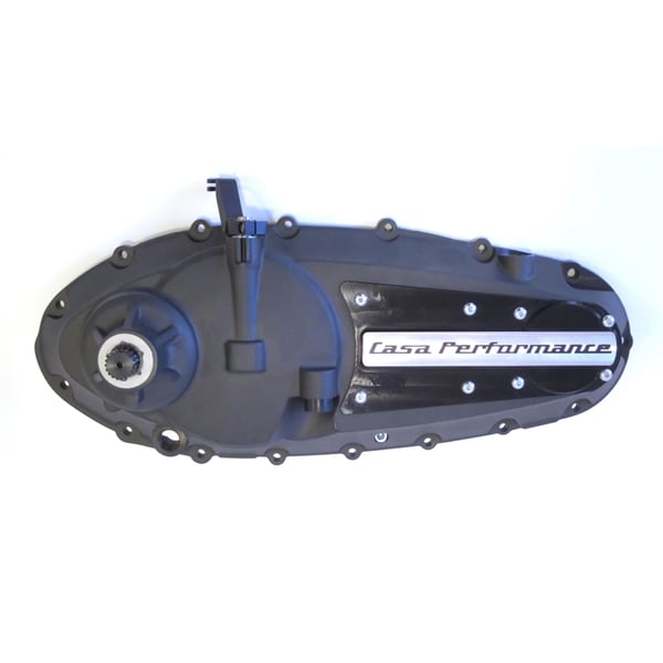 Motordeckel CasaPerformance CasaCover 'Black Edition' für Lambretta 125 DL/GP/150 DL/GP/200 DL/GP schwarz eloxiert TUNING RACE - für Profis, 