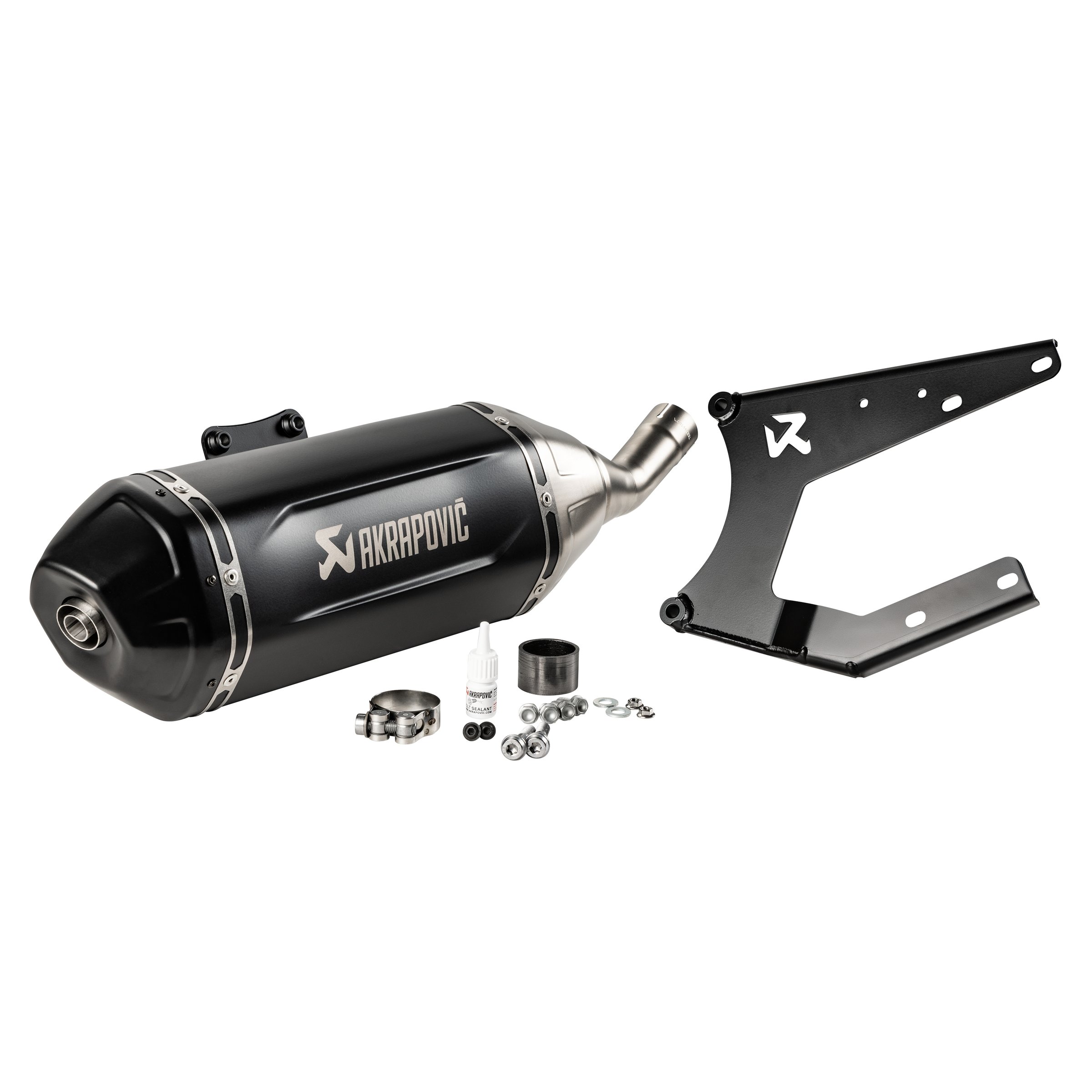 Rennauspuff AKRAPOVIC Black Edition SLIP-ON S-VE125SO5-HWSSBL für Vespa/PIAGGIO Primavera/Sprint 125ccm (`24-)