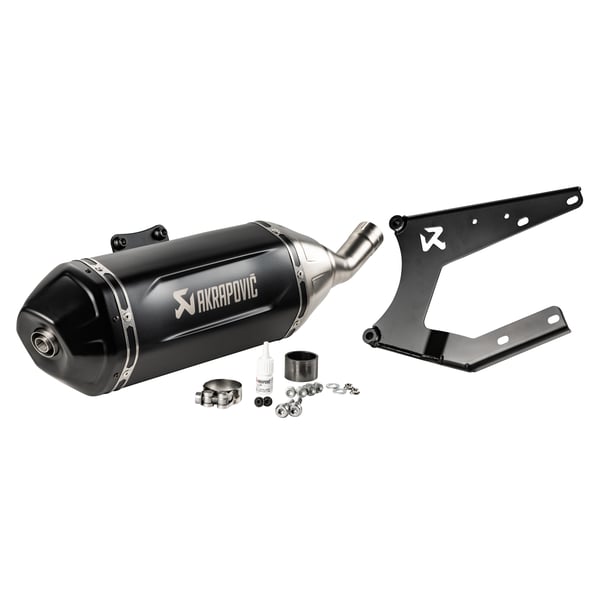 Rennauspuff AKRAPOVIC Black Edition SLIP-ON S-VE125SO5-HWSSBL für Vespa/PIAGGIO Primavera 125ccm (`24-)