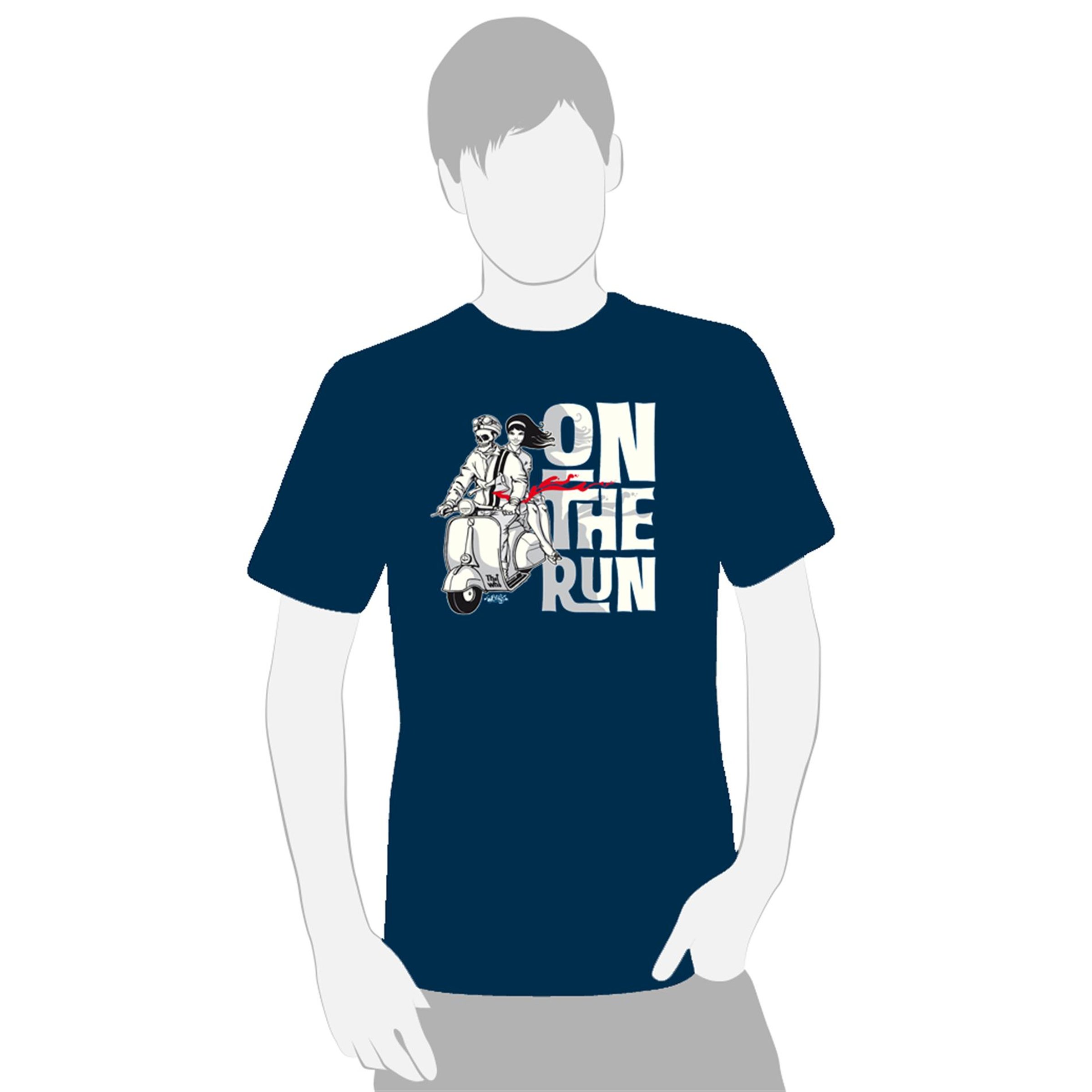 T-Shirt GUILTY 'On the Run' Größe: S für Männer