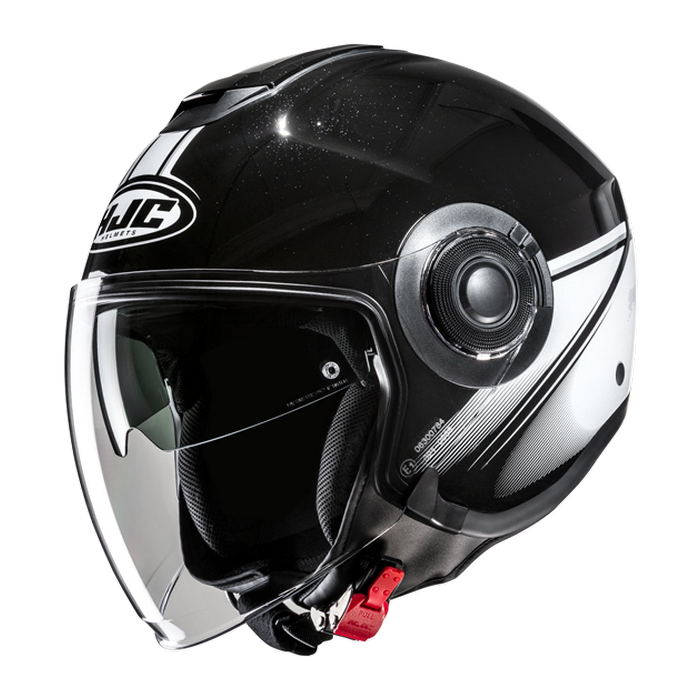 Helm HJC i40N, schwarz, Gr. L, 58-59 cm Jethelm