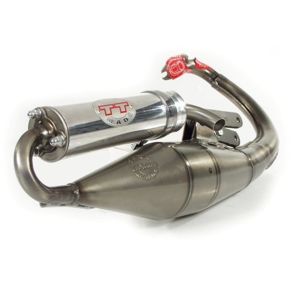 Rennauspuff LEOVINCE Handmade TT für MBK Booster/Booster NG/ Spirit/Rocket/Stunt AC