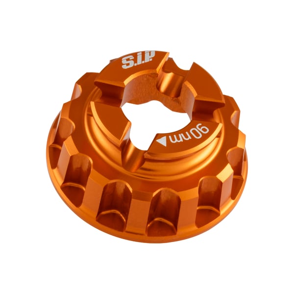 Sicherungskorb Mutter SW22 SIP PERFORMANCE, Bremstrommel, vorne für Vespa PK50-125/S/SS/XL/XL2/Automatica/PX80-200E 2°/Lusso/'98/MY/'11/T5/Cosa/LML Star 125-200 2T/4T/ Star 125/II/Lite 4T Automatica/CVT