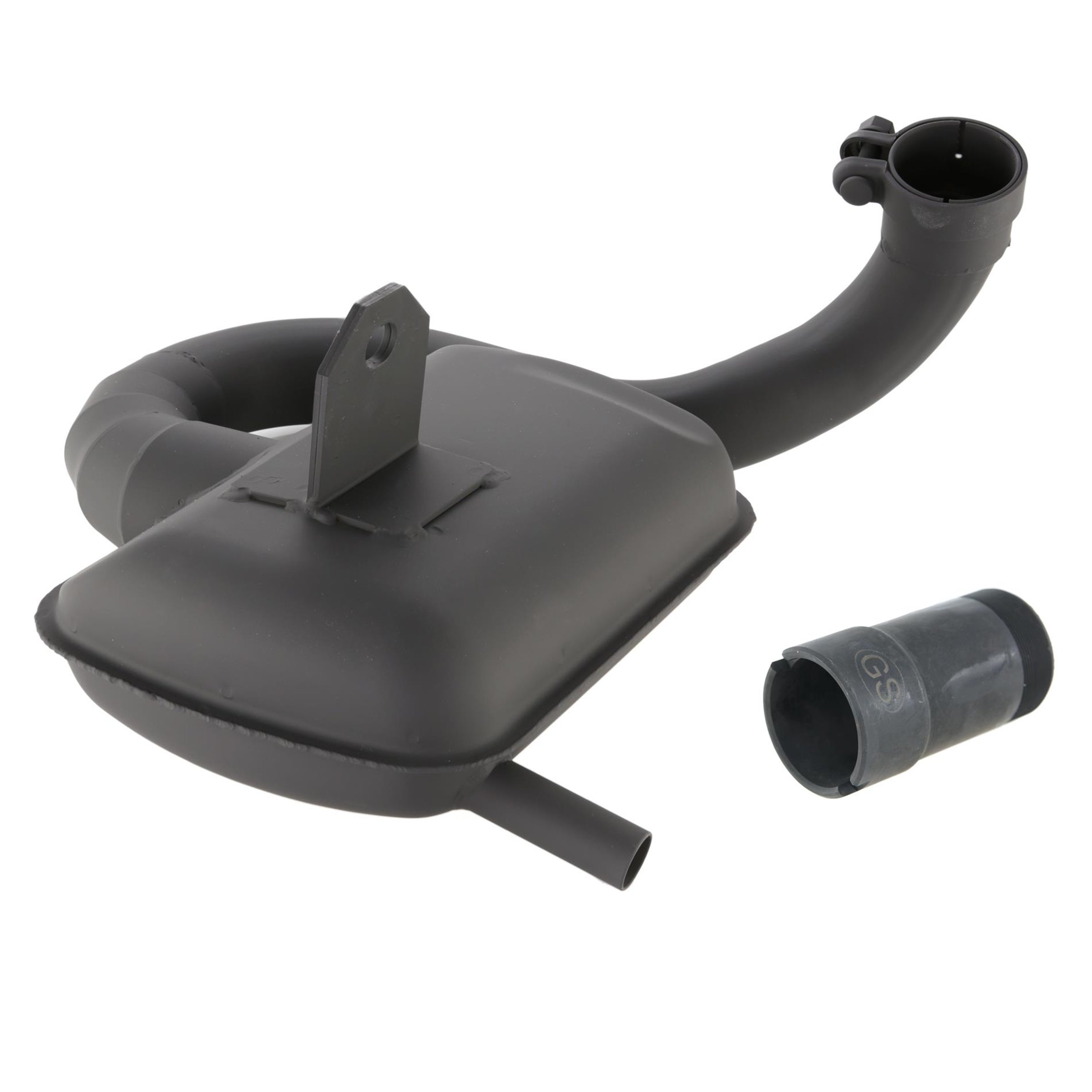 Rennauspuff SIP ROAD 2.0 0205/ 0206, Material: Stahl schwarz, Farbe (ESD): silber für Vespa 160 GS/180 Rally/SS